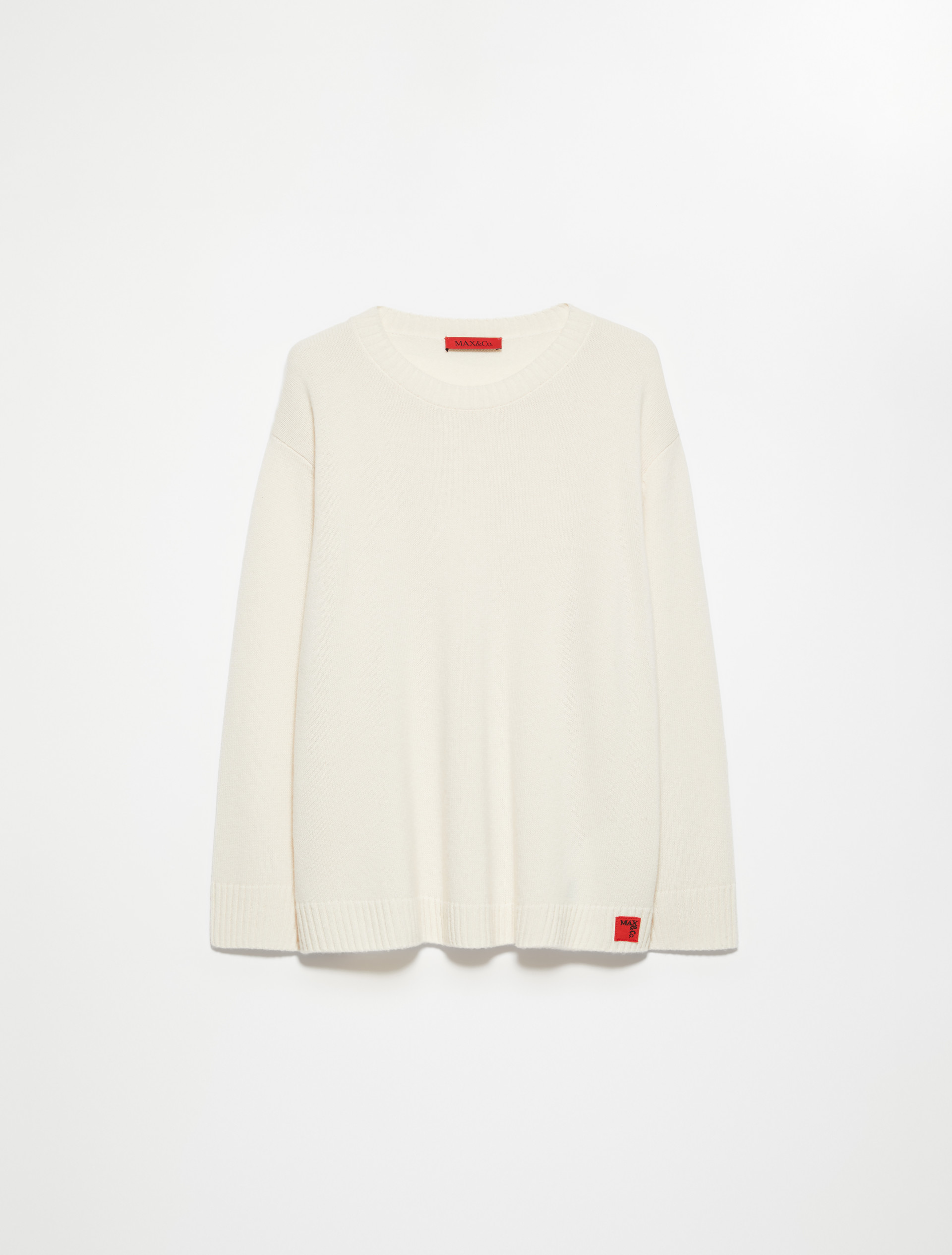Jersey extragrande de lana y cachemira, blanco lana | MAX&Co. Jersey extragrande de lana y cachemira - BLANCO LANA - MAX&Co. - 5