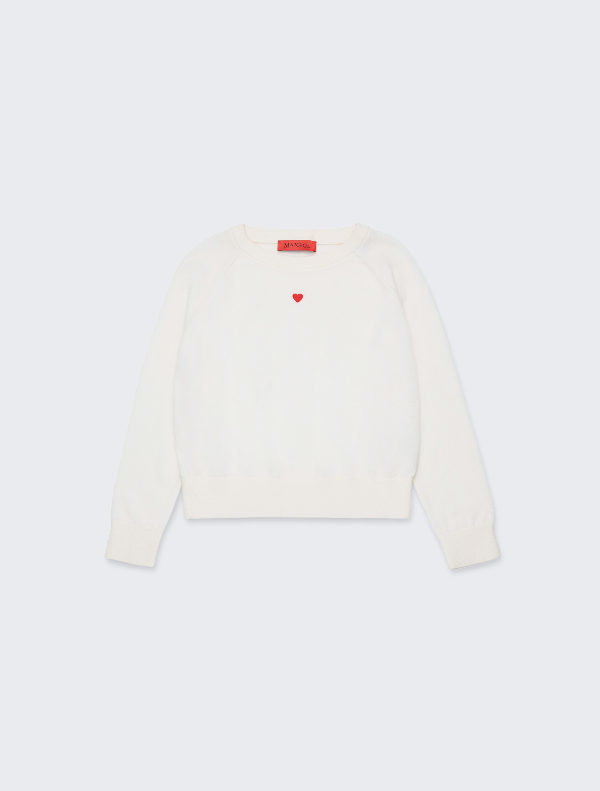 Wool crew-neck pullover KID, cream | MAX&Co. Wool crew-neck pullover KID - CREAM - MAX&Co. - 3