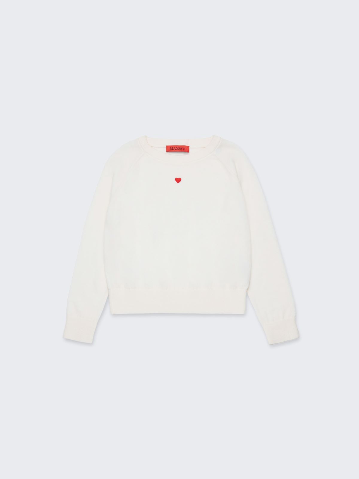 Wool crew-neck pullover KID - CREAM - MAX&Co. - 3