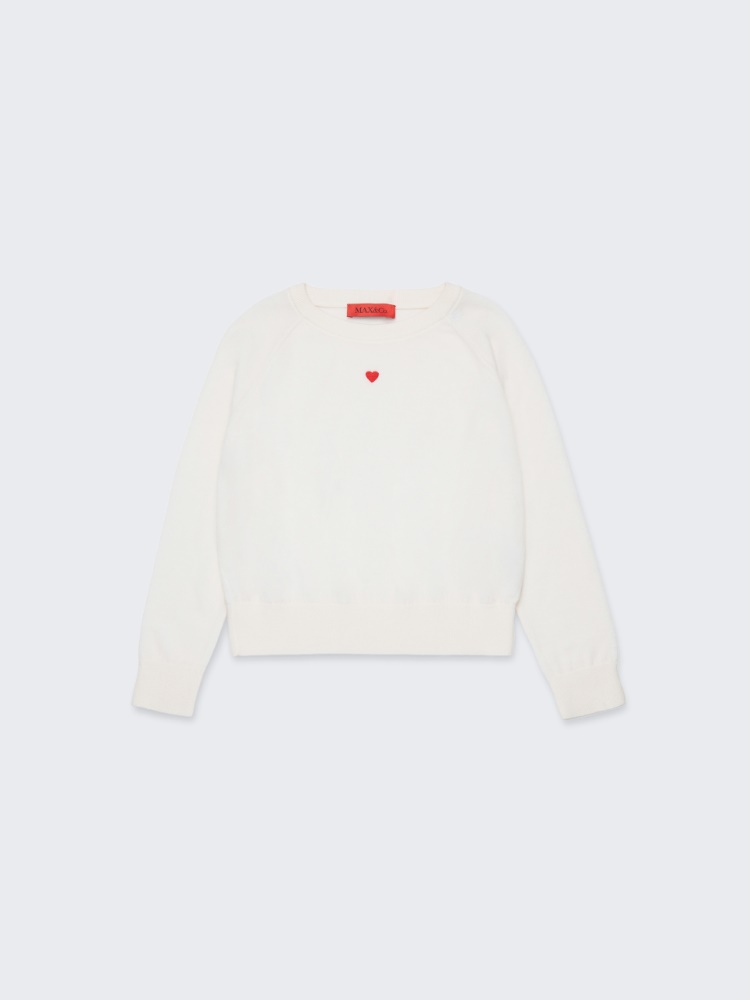 Pull col rond en laine KID - SAHNE - MAX&Co.