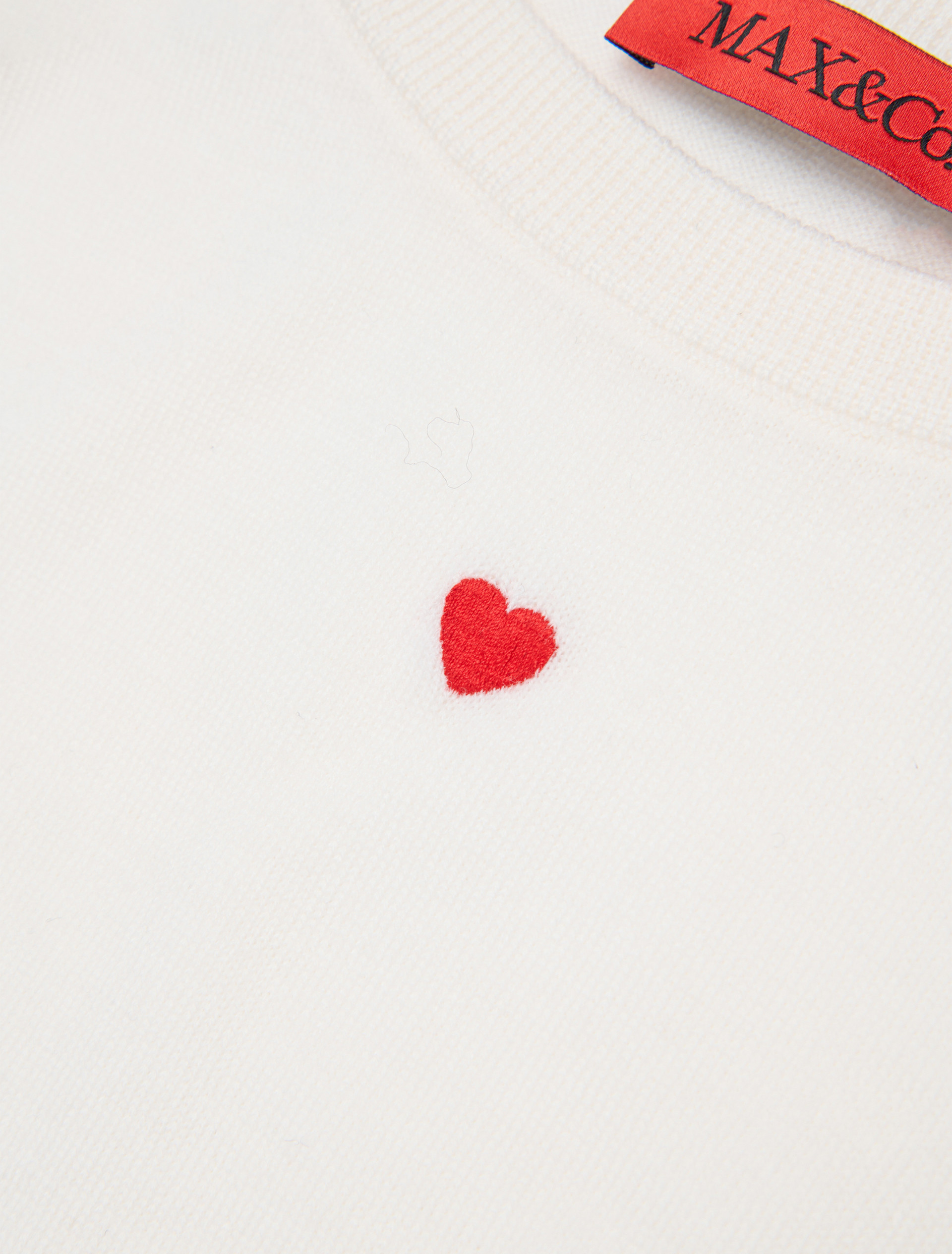Wool crew-neck pullover KID, cream | MAX&Co. Wool crew-neck pullover KID - CREAM - MAX&Co. - 4