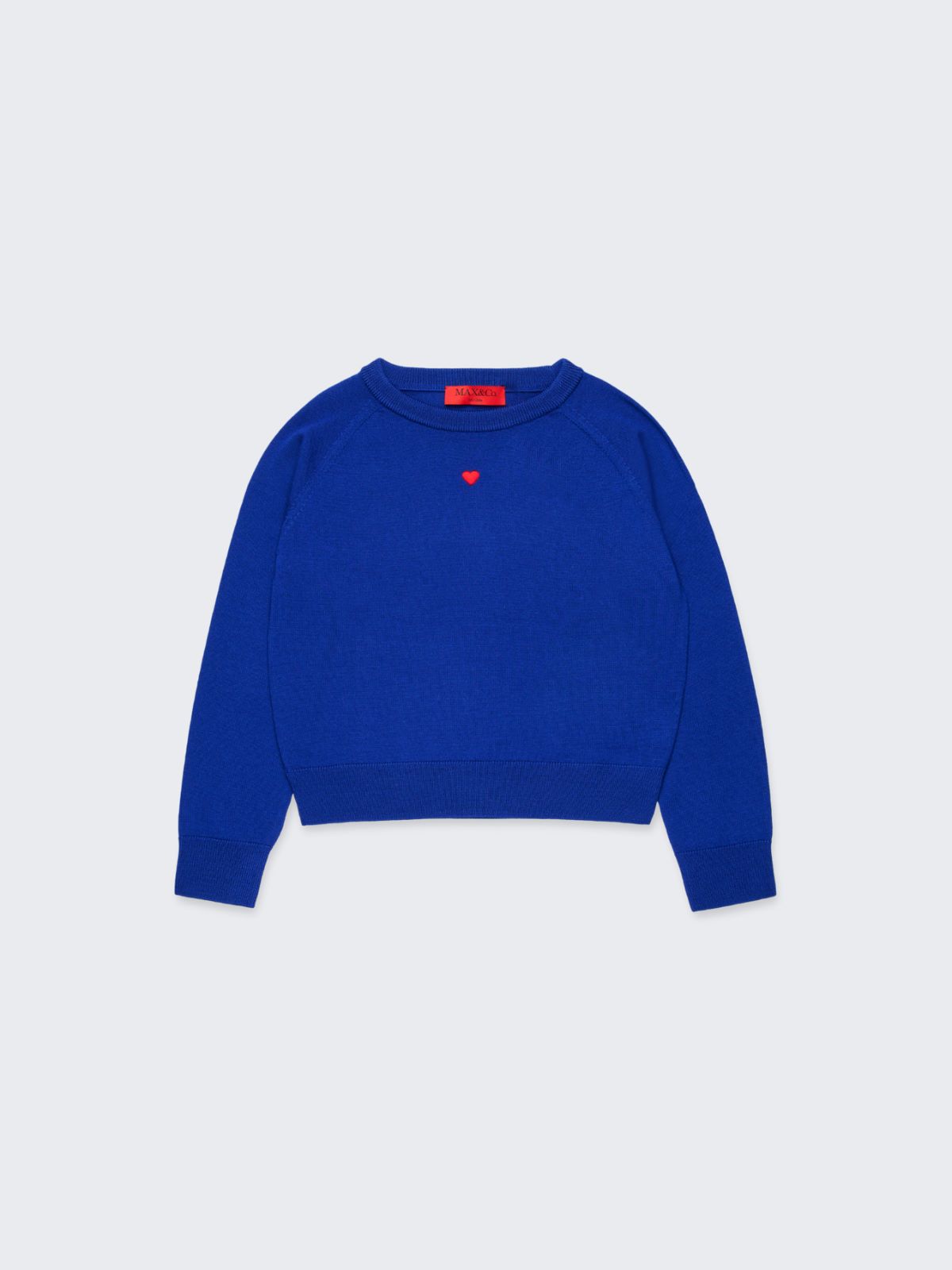 Pull col rond en laine KID - BLAU - MAX&Co. - 3