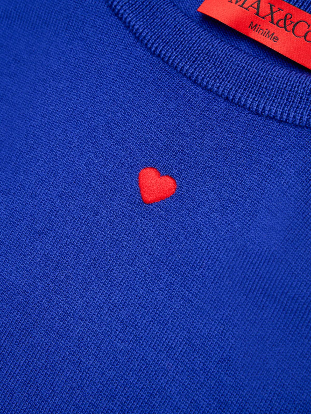 Pull col rond en laine KID - BLAU - MAX&Co. - 4