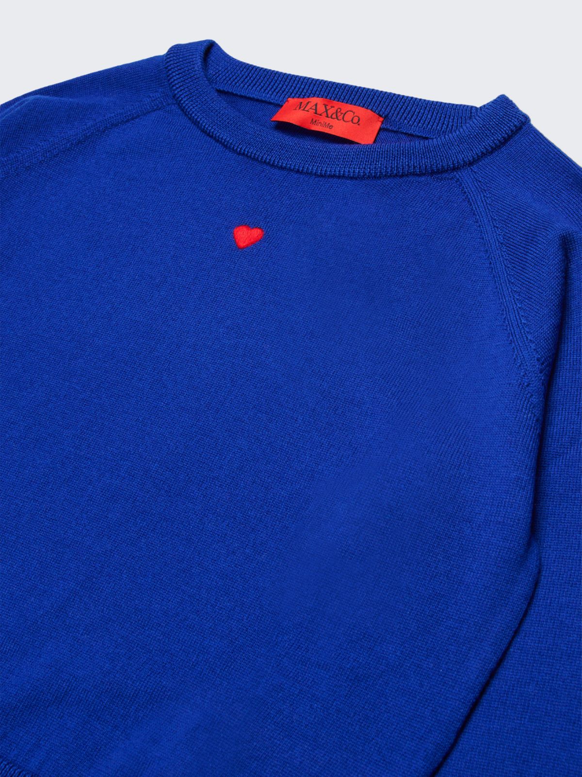 Pull col rond en laine KID - BLAU - MAX&Co.