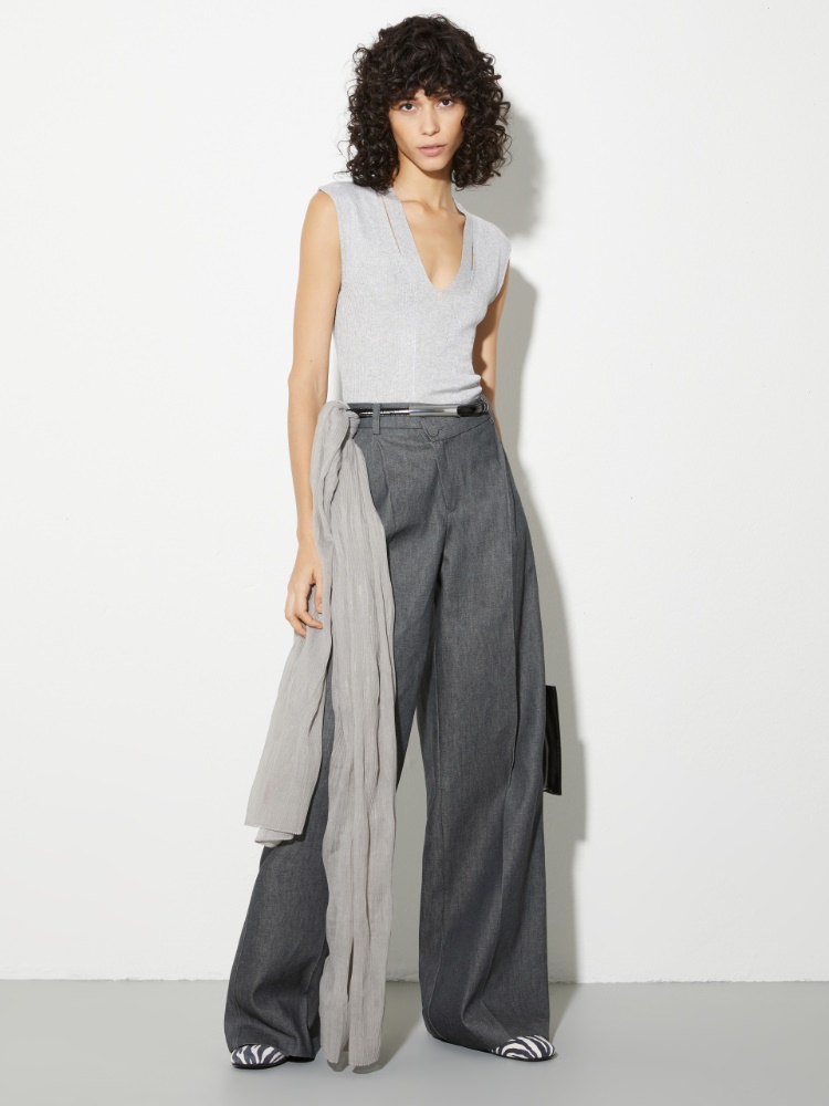 Geripptes T-Shirt mit Cut-outs - MAX&Co. - 4