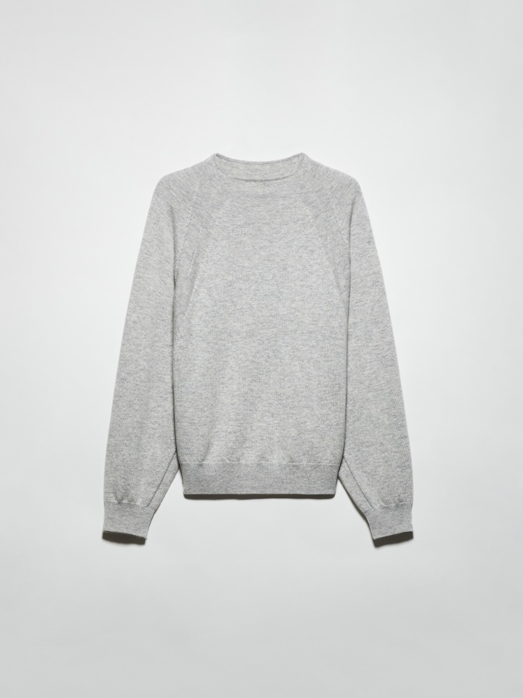 Wool and cashmere jumper - MELANGE GREY - MAX&Co.