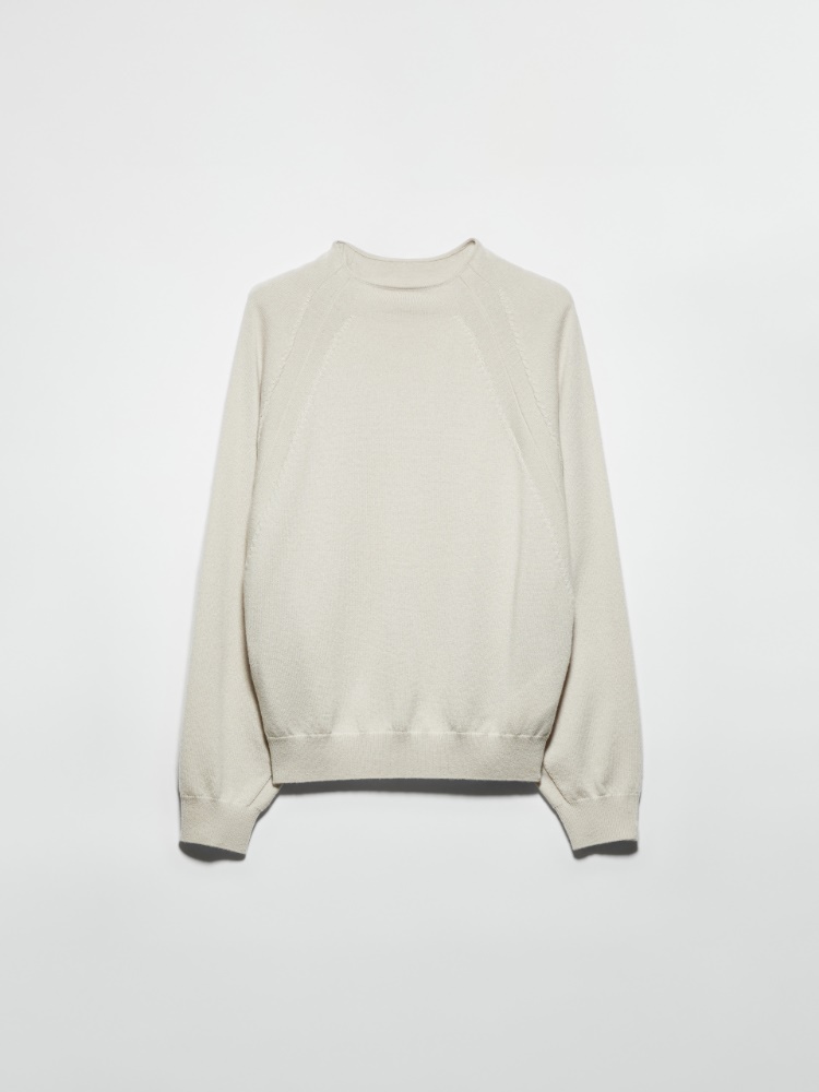 Maglia in lana e cashmere - GHIACCIO - MAX&Co.
