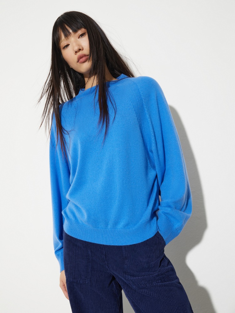Jersey de lana y cachemira - AZUL ELECTRICO - MAX&Co.