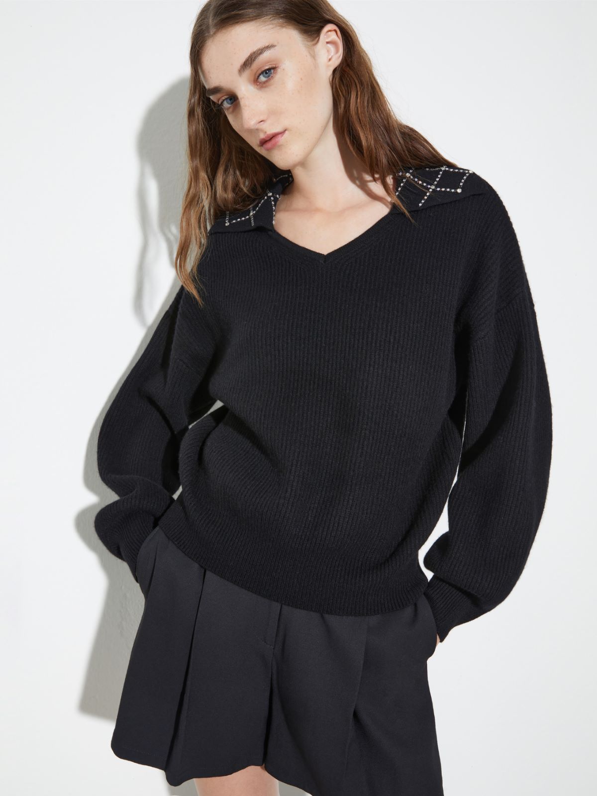 Pull avec broderies bijoux - NOIR - MAX&Co.