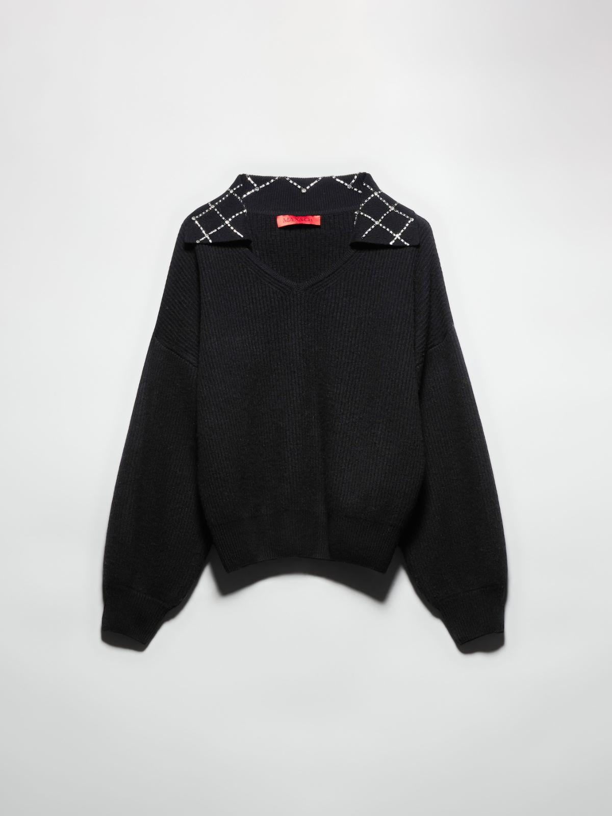 Pull avec broderies bijoux - NOIR - MAX&Co. - 5