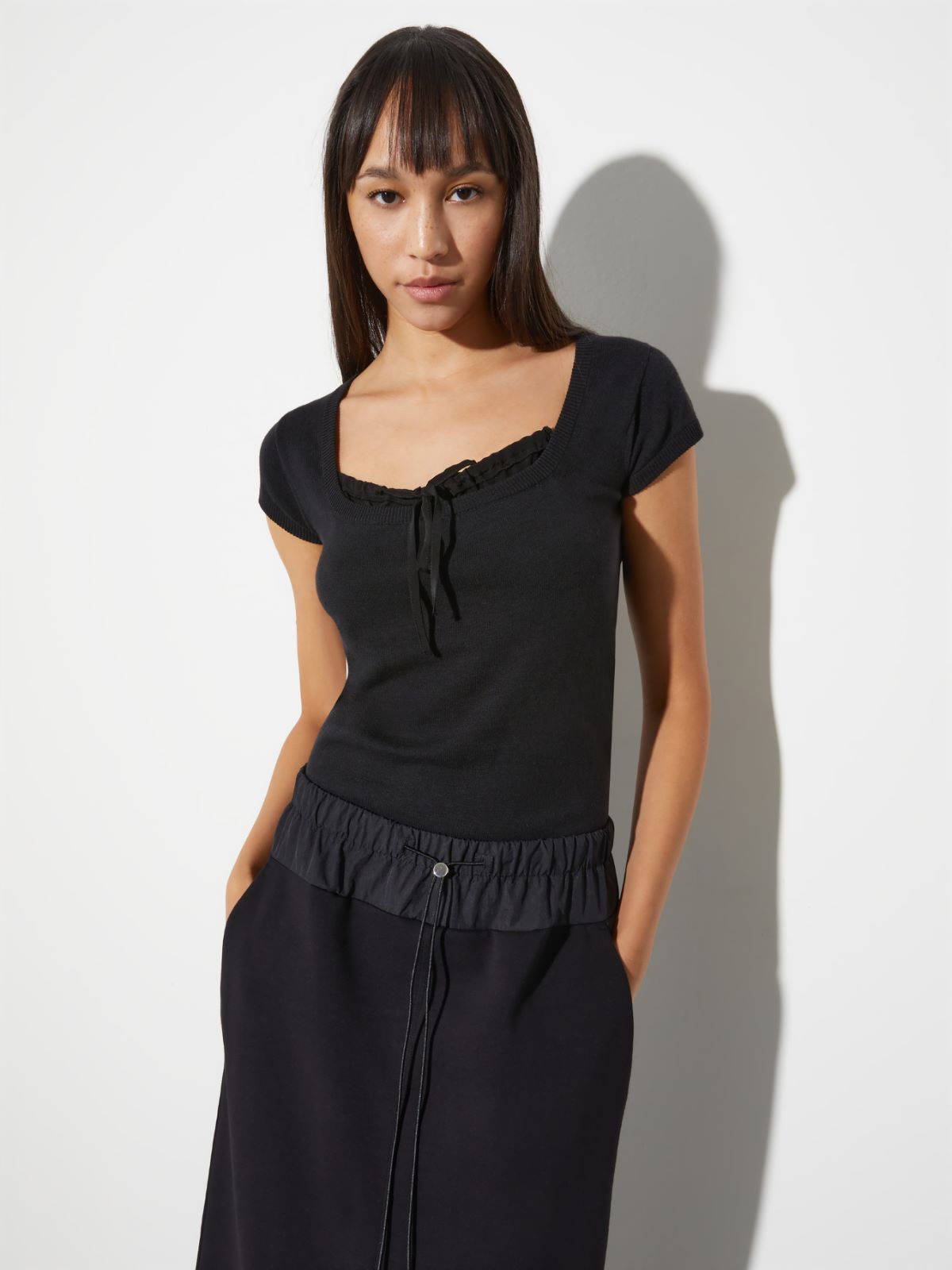 Drawstring sweater - DARK GREY - MAX&Co.