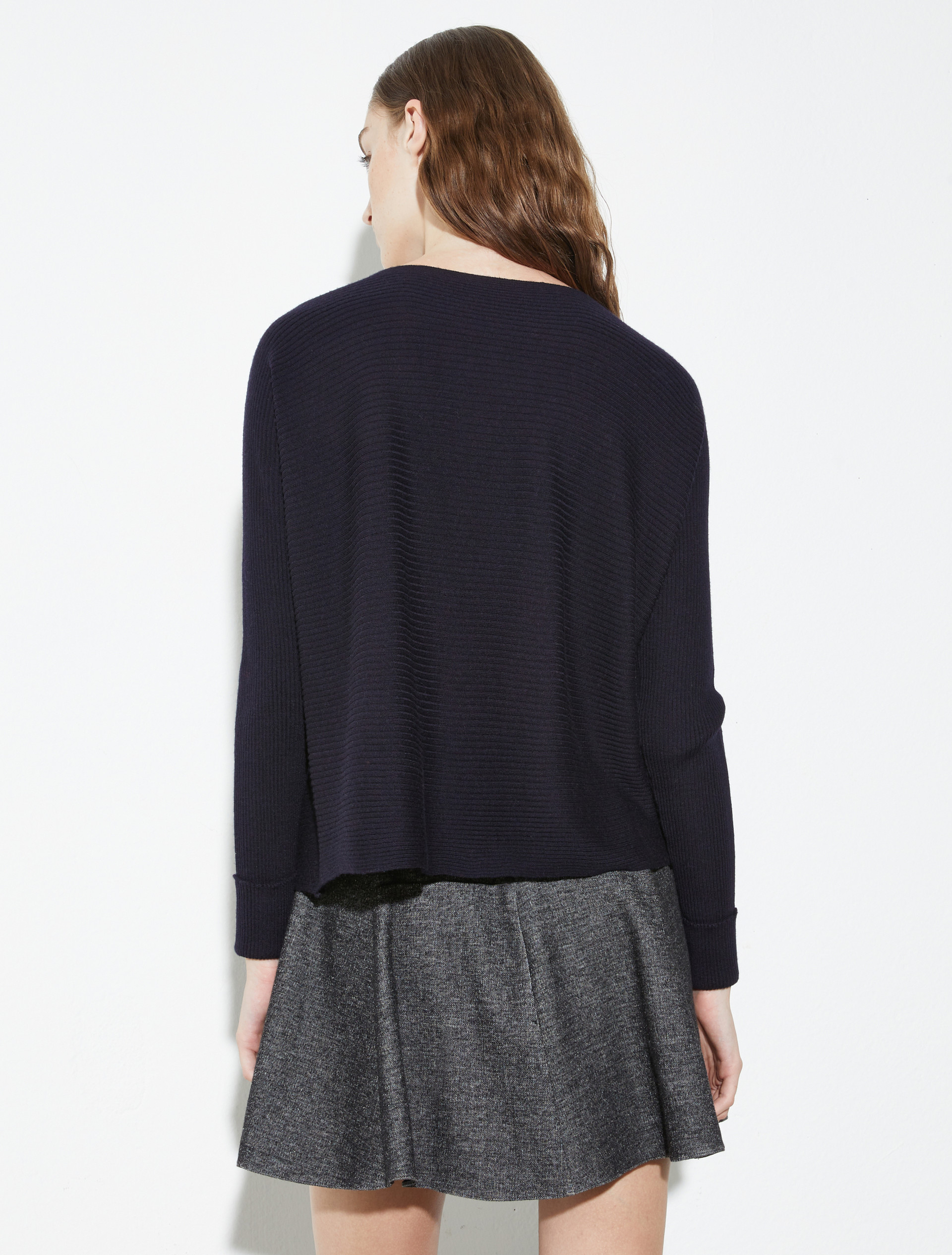 Ribbed merino wool jumper - MIDNIGHTBLUE - MAX&Co. - 2