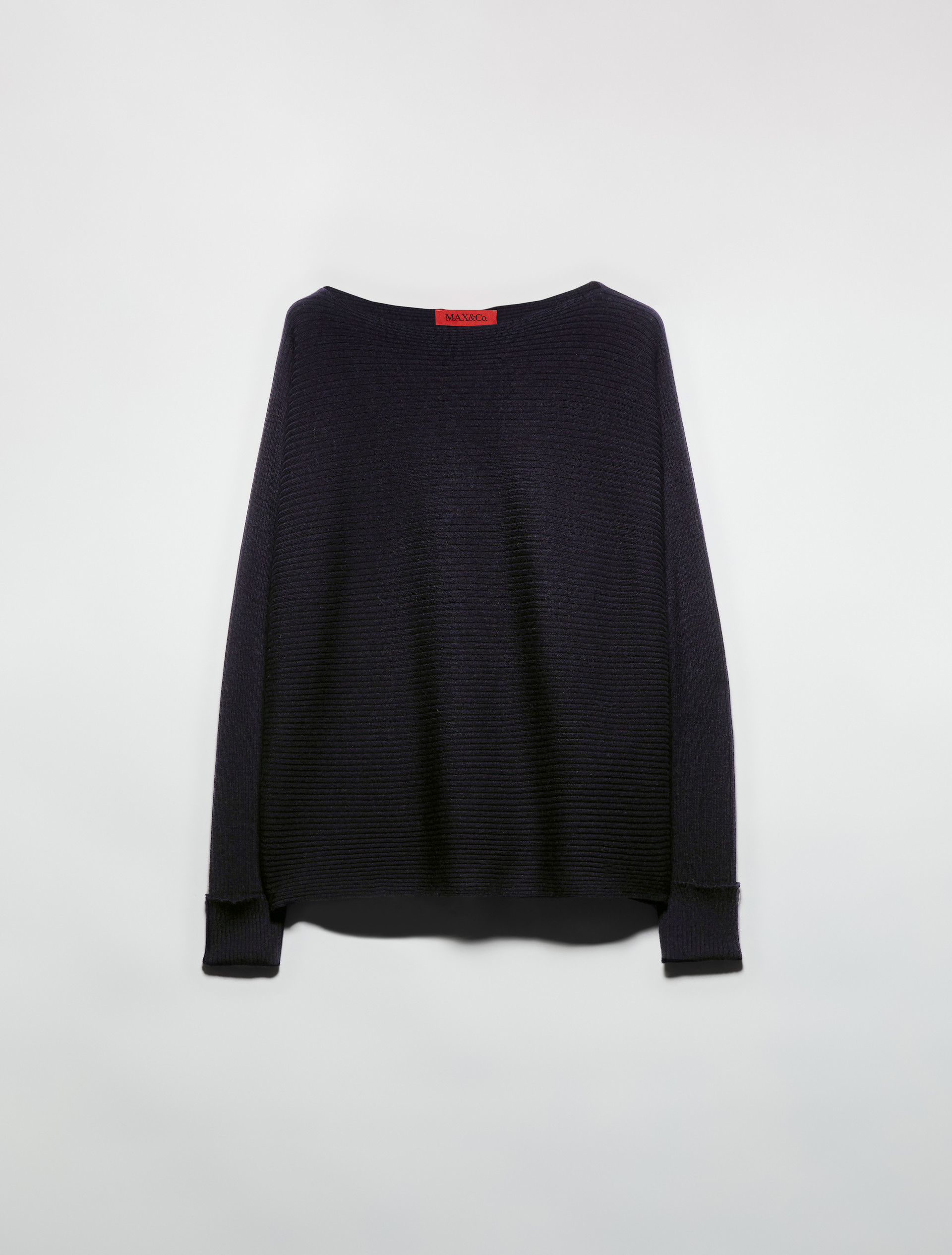 Ribbed merino wool jumper - MIDNIGHTBLUE - MAX&Co. - 5