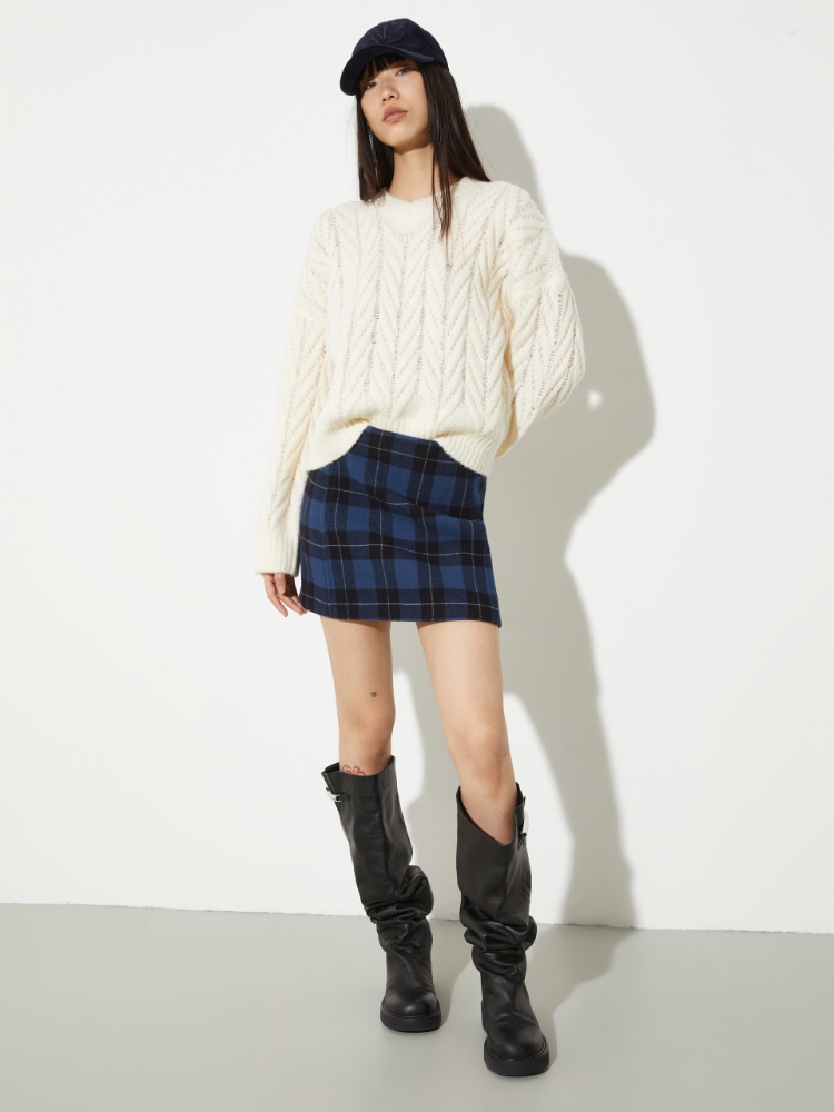 Flauschiger Pullover mit Chevron-Motiv - MAX&Co. - 4