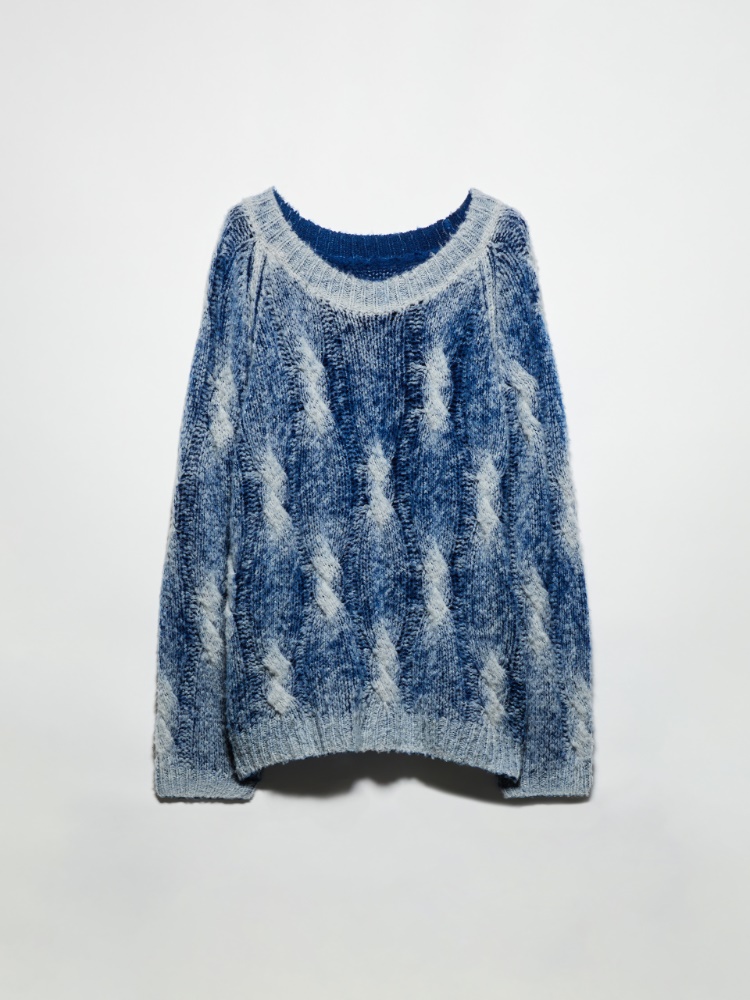 Reversible cable-knit jumper - GREY - MAX&Co.