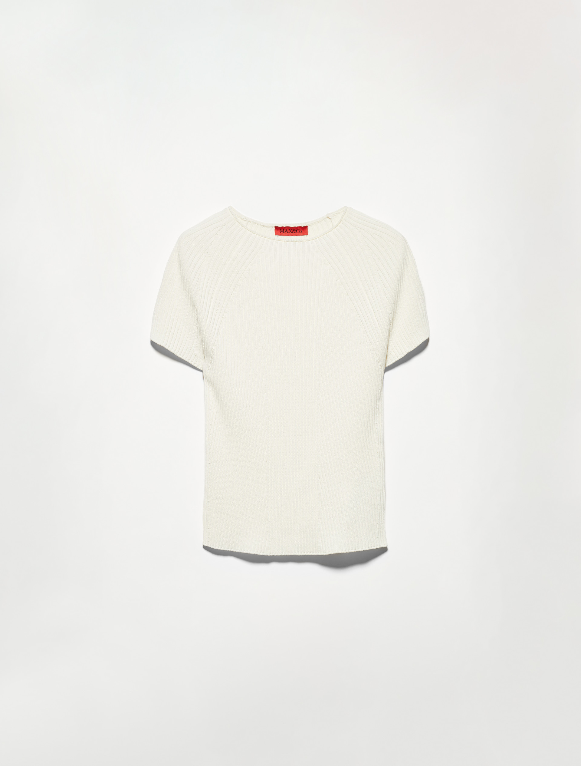 Slim-fit ribbed sweater, milk | MAX&Co. Slim-fit ribbed sweater - MILK - MAX&Co. - 5