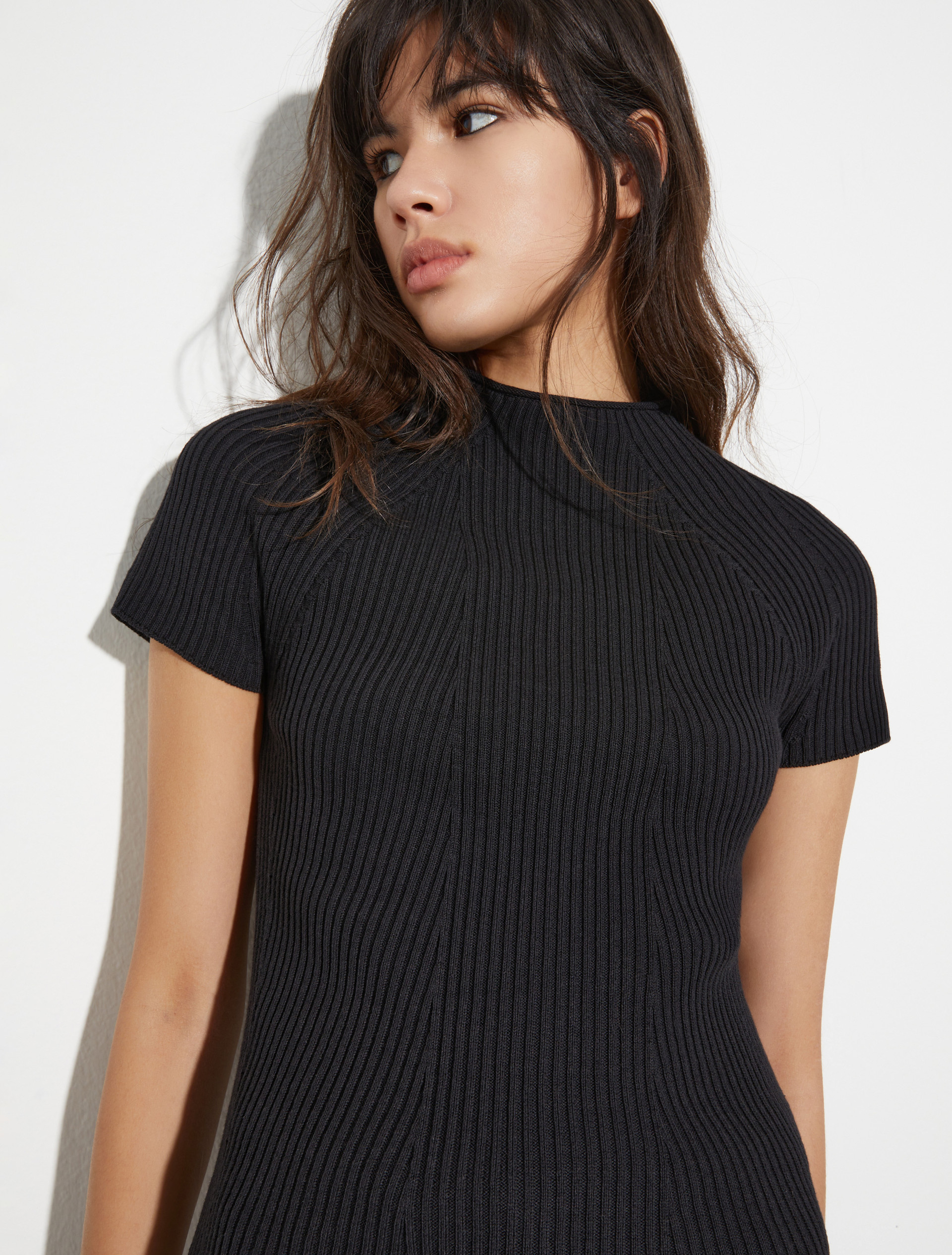 Slim-fit ribbed sweater, dark grey | MAX&Co. Slim-fit ribbed sweater - DARK GREY - MAX&Co. - 3