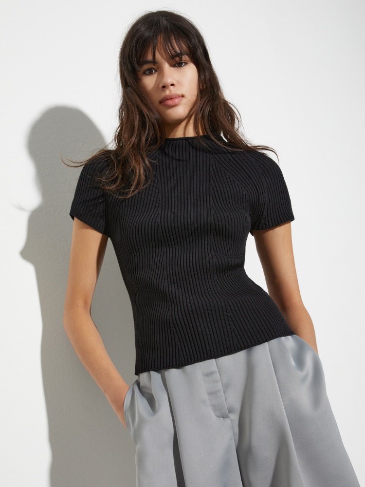 Rippstrick-T-Shirt - MAX&Co.