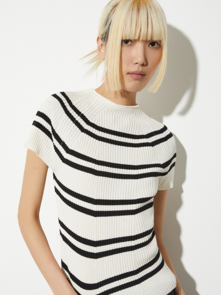 Rippstrick-T-Shirt - MAX&Co. - 3