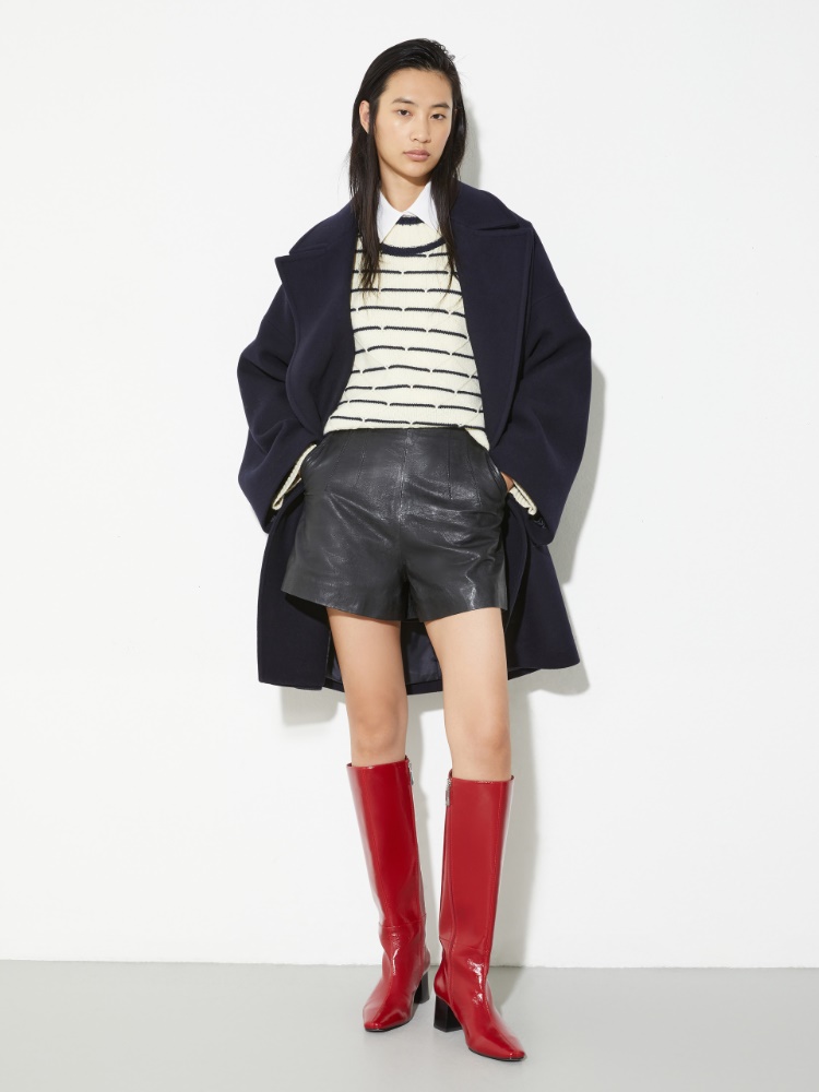 Pullover im Matrosenstil mit Streifen- und Rautenmuster - MAX&Co. - 4