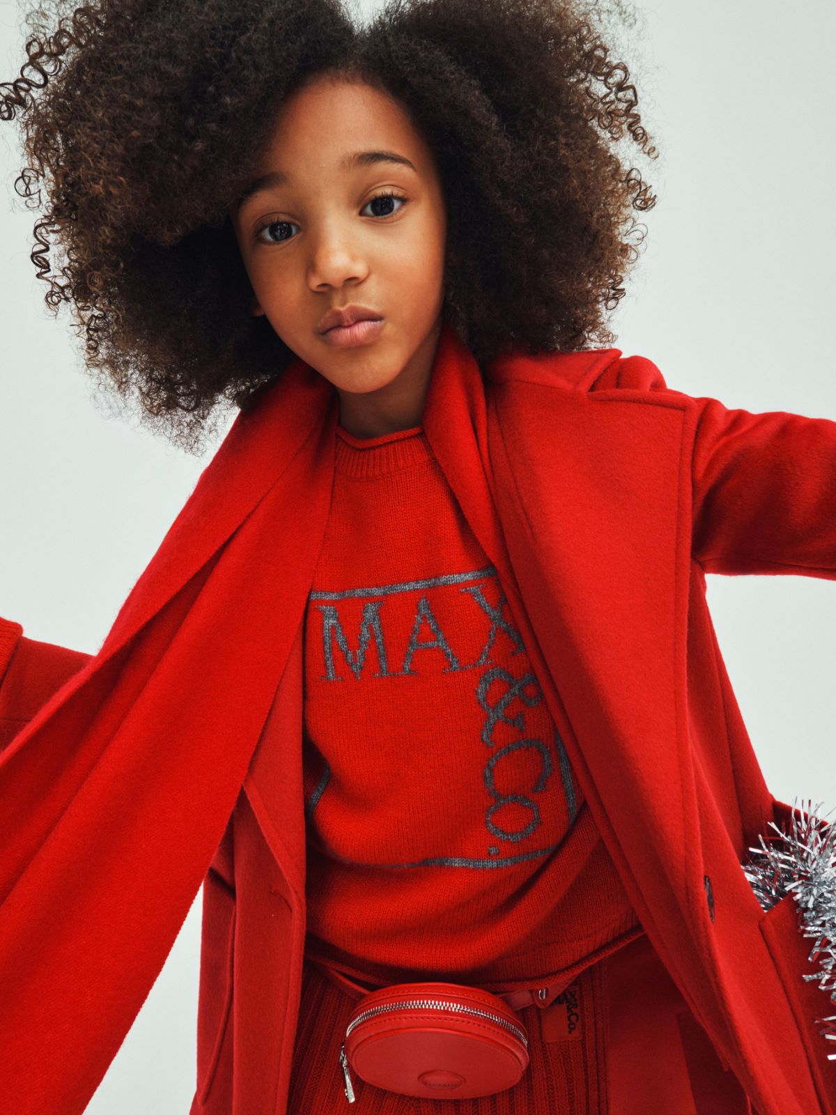 Pull en laine et cachemire mélangés KID - ROUGE - MAX&Co. - 4