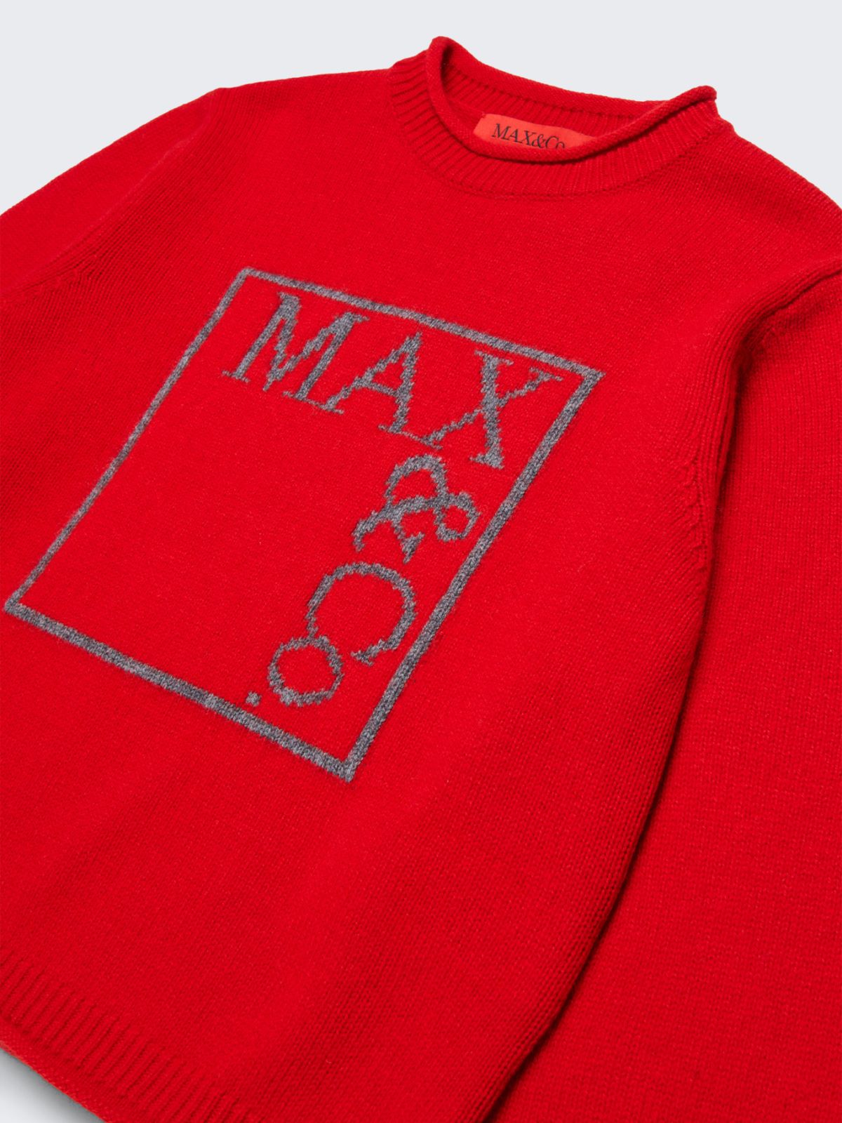 Pull en laine et cachemire mélangés KID - ROUGE - MAX&Co.