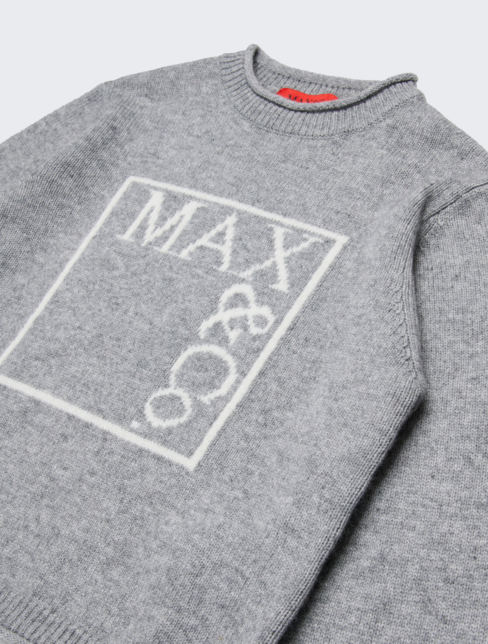 Pull en laine et cachemire mélangés KID - GRIS - MAX&Co.