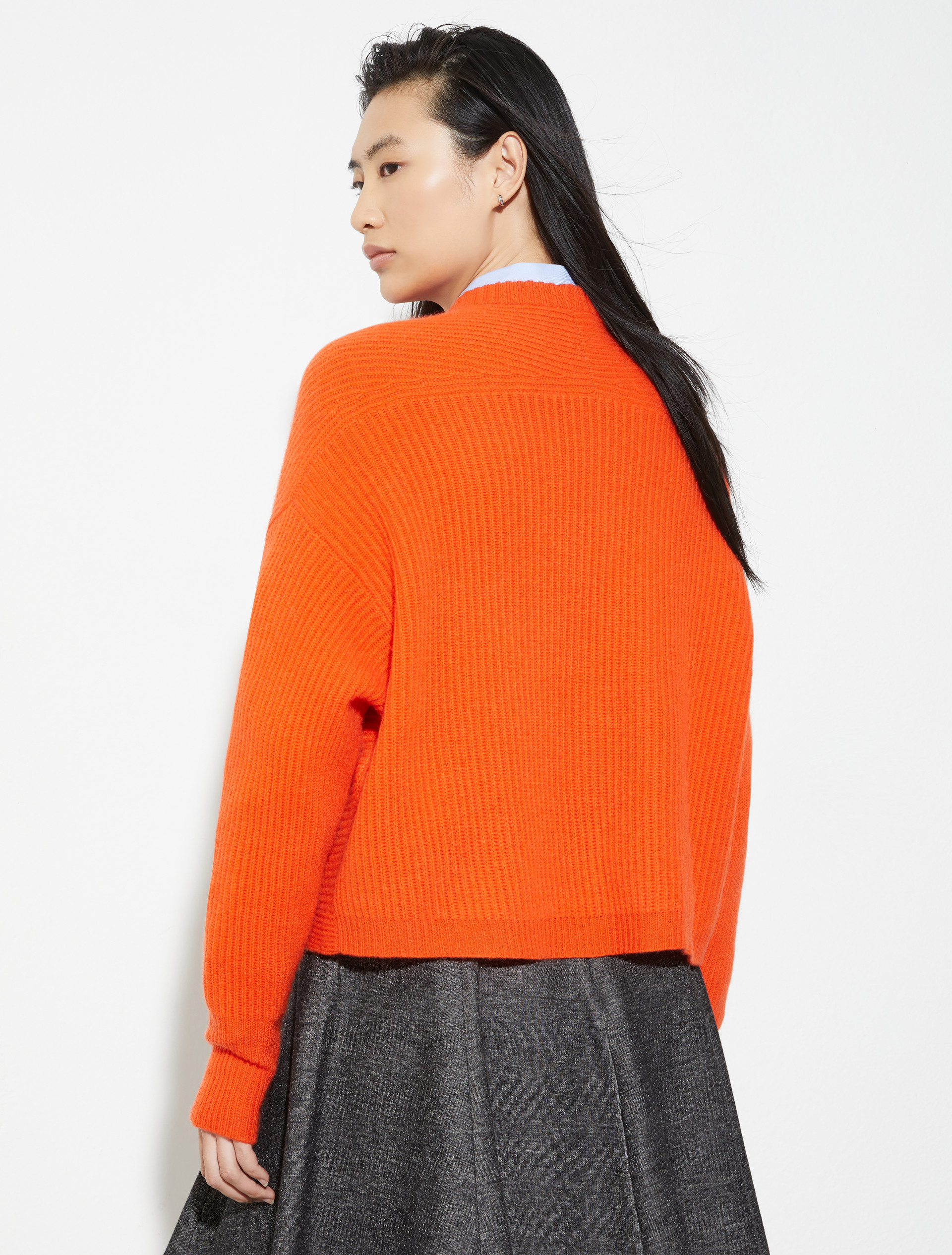 Pure cashmere jumper, orange | MAX&Co. Pure cashmere jumper - ORANGE - MAX&Co. - 2
