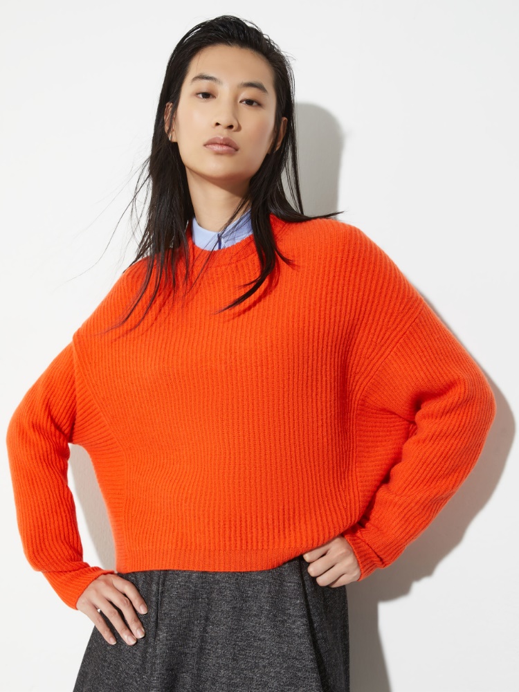 Pure cashmere jumper - ORANGE - MAX&Co.