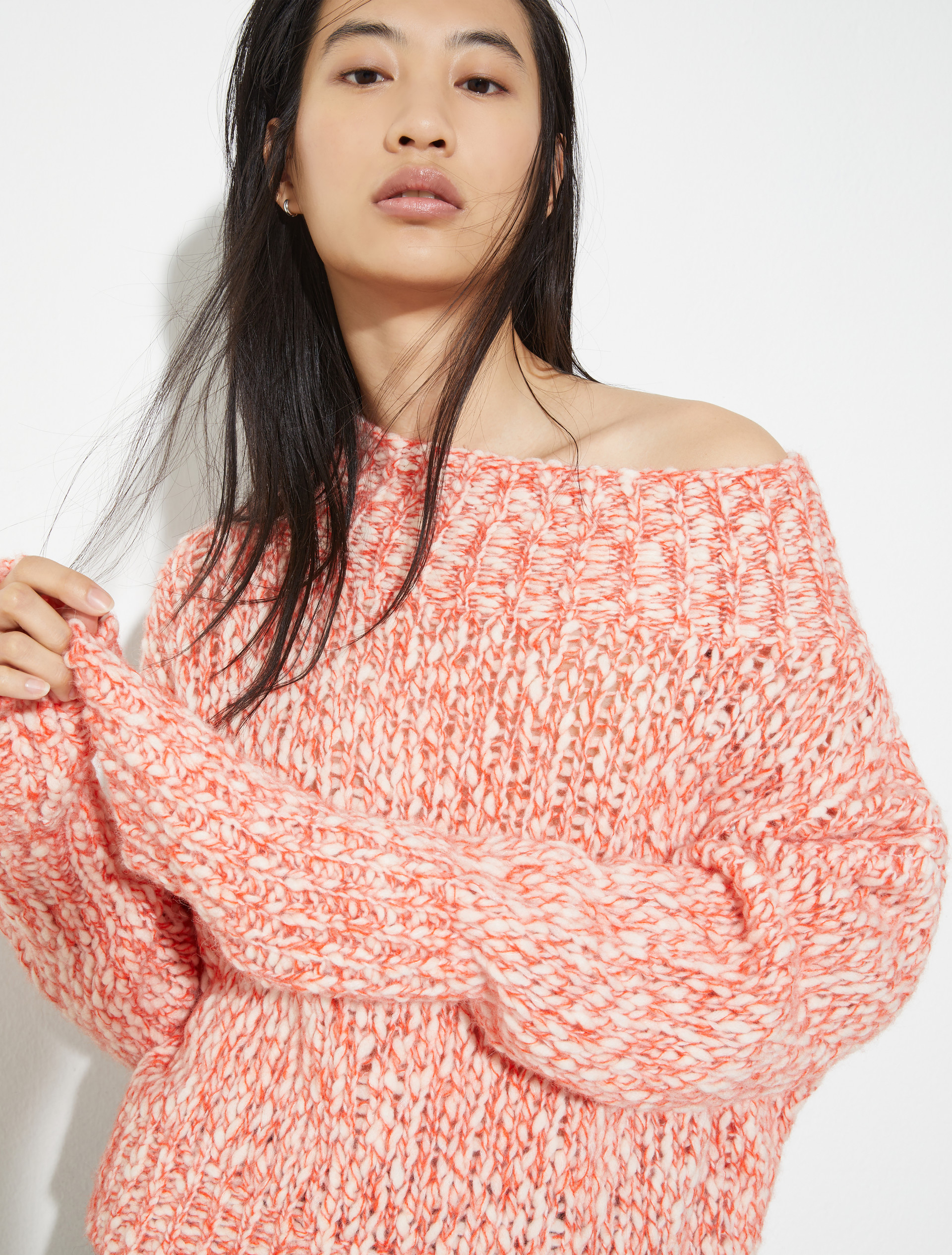 Wool and alpaca-blend jumper, red | MAX&Co. Wool and alpaca-blend jumper - RED - MAX&Co. - 3