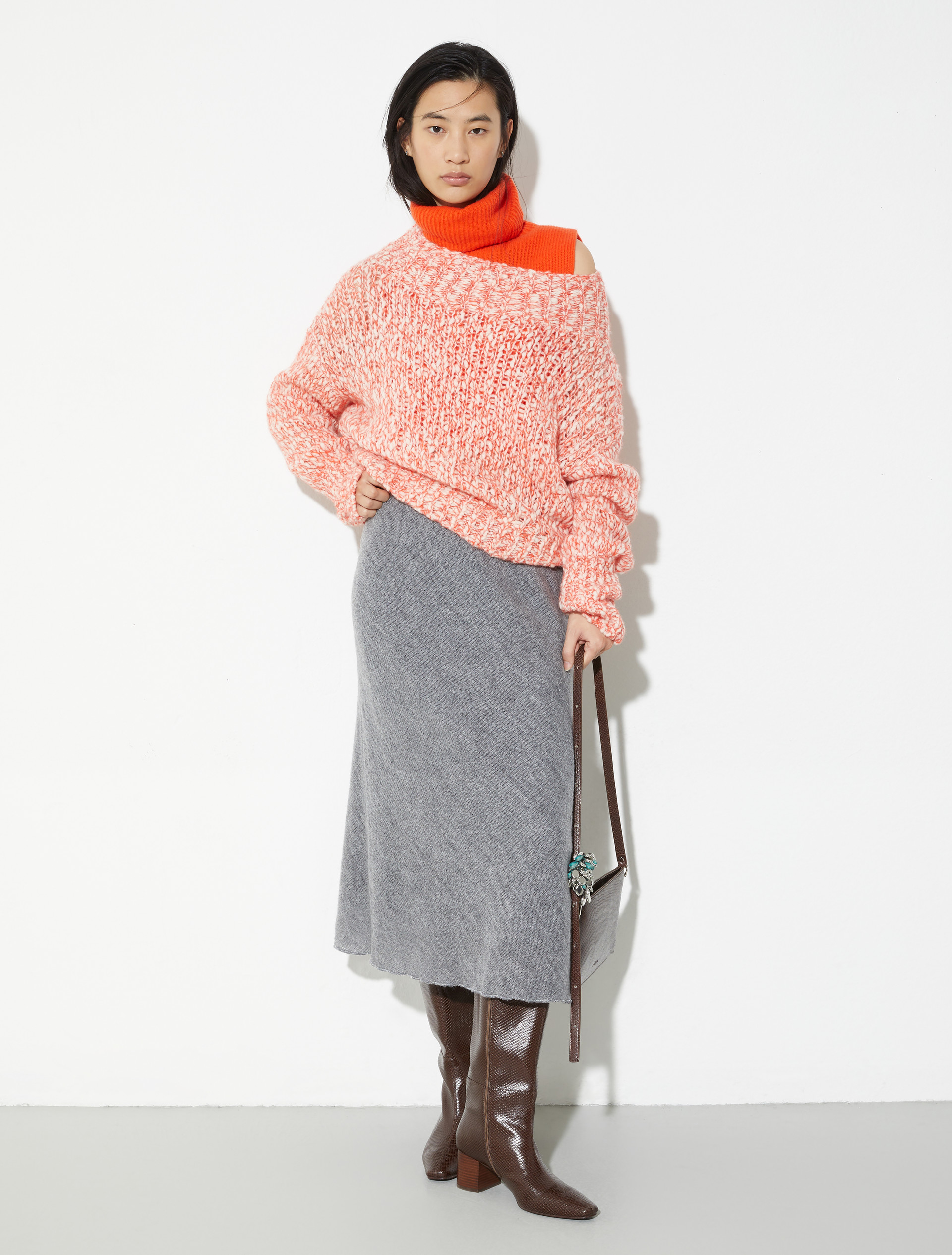 Wool and alpaca-blend jumper, red | MAX&Co. Wool and alpaca-blend jumper - RED - MAX&Co. - 4