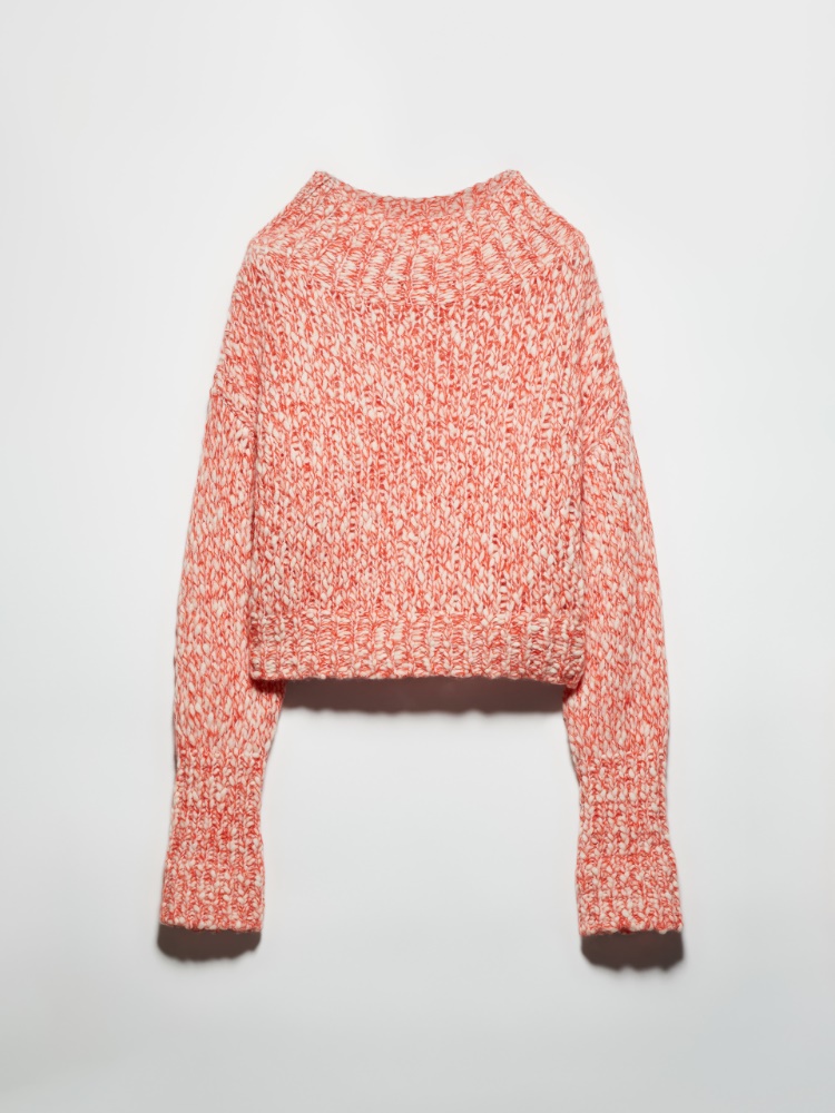 Wool and alpaca-blend jumper - RED - MAX&Co.