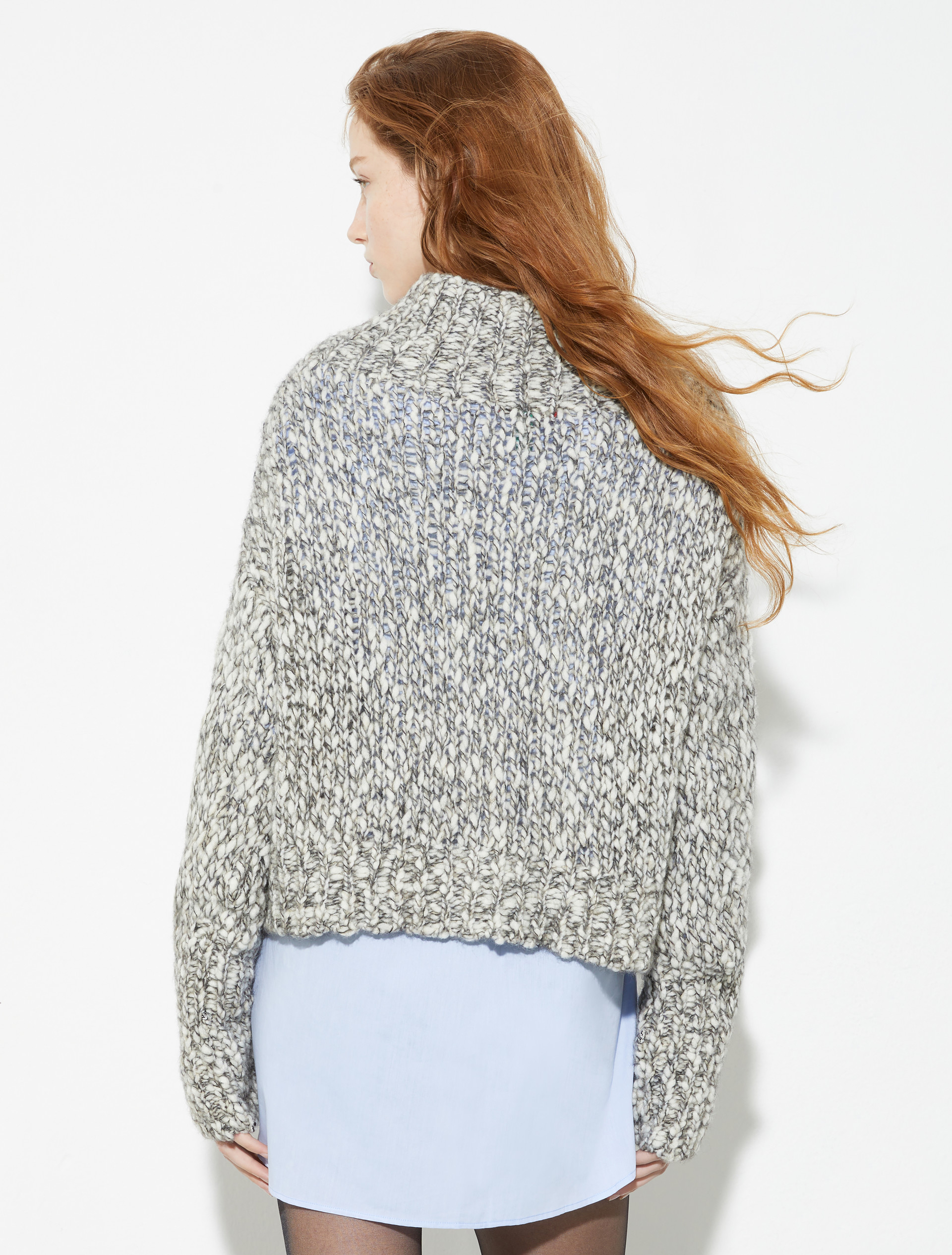 Wool and alpaca-blend jumper, black | MAX&Co. Wool and alpaca-blend jumper - BLACK - MAX&Co. - 2
