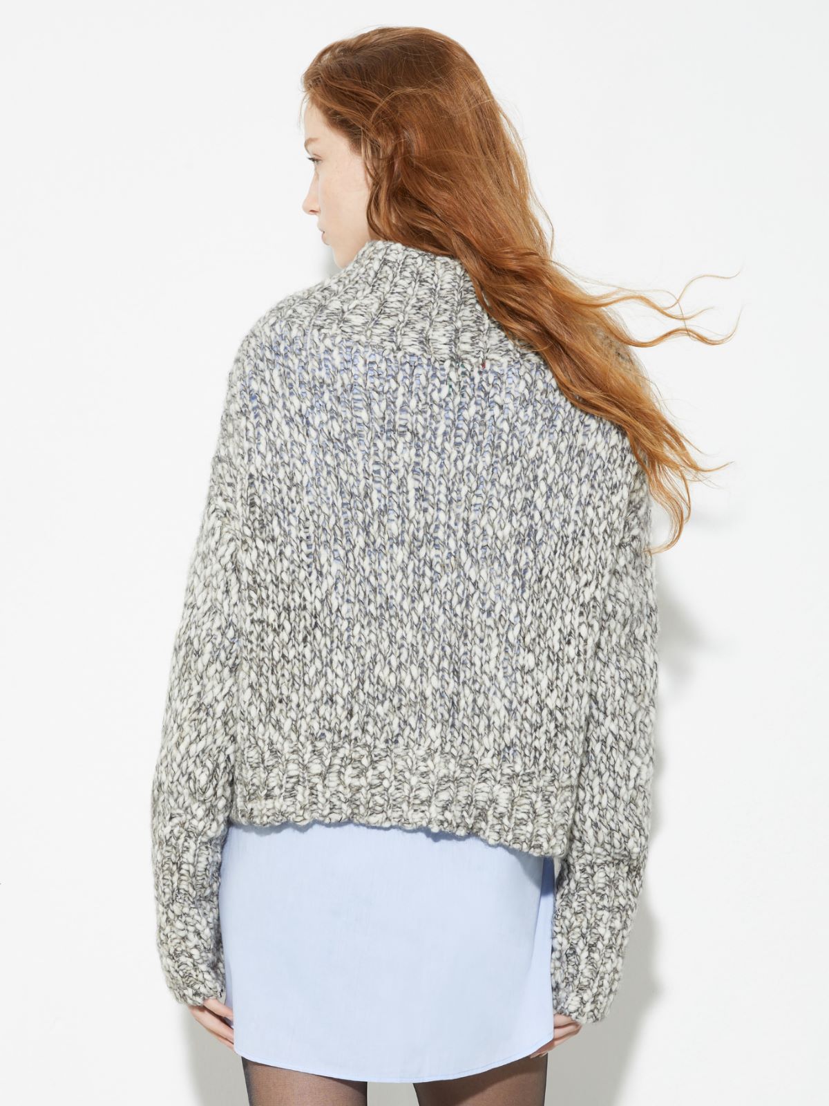 Wool and alpaca-blend jumper - BLACK - MAX&Co. - 2
