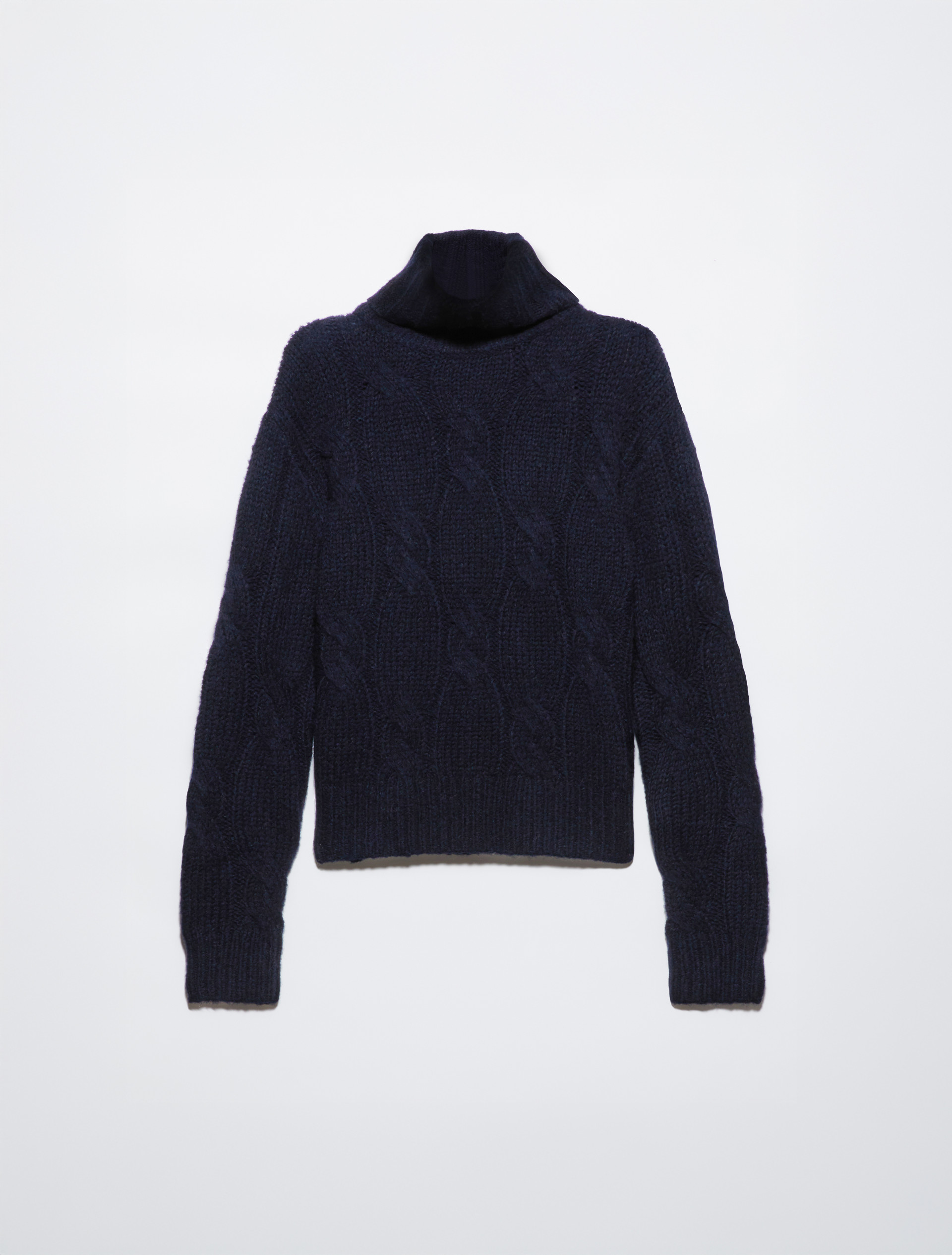 Jersey esponjoso trenzado, azul | MAX&Co. Jersey esponjoso trenzado - AZUL - MAX&Co. - 5