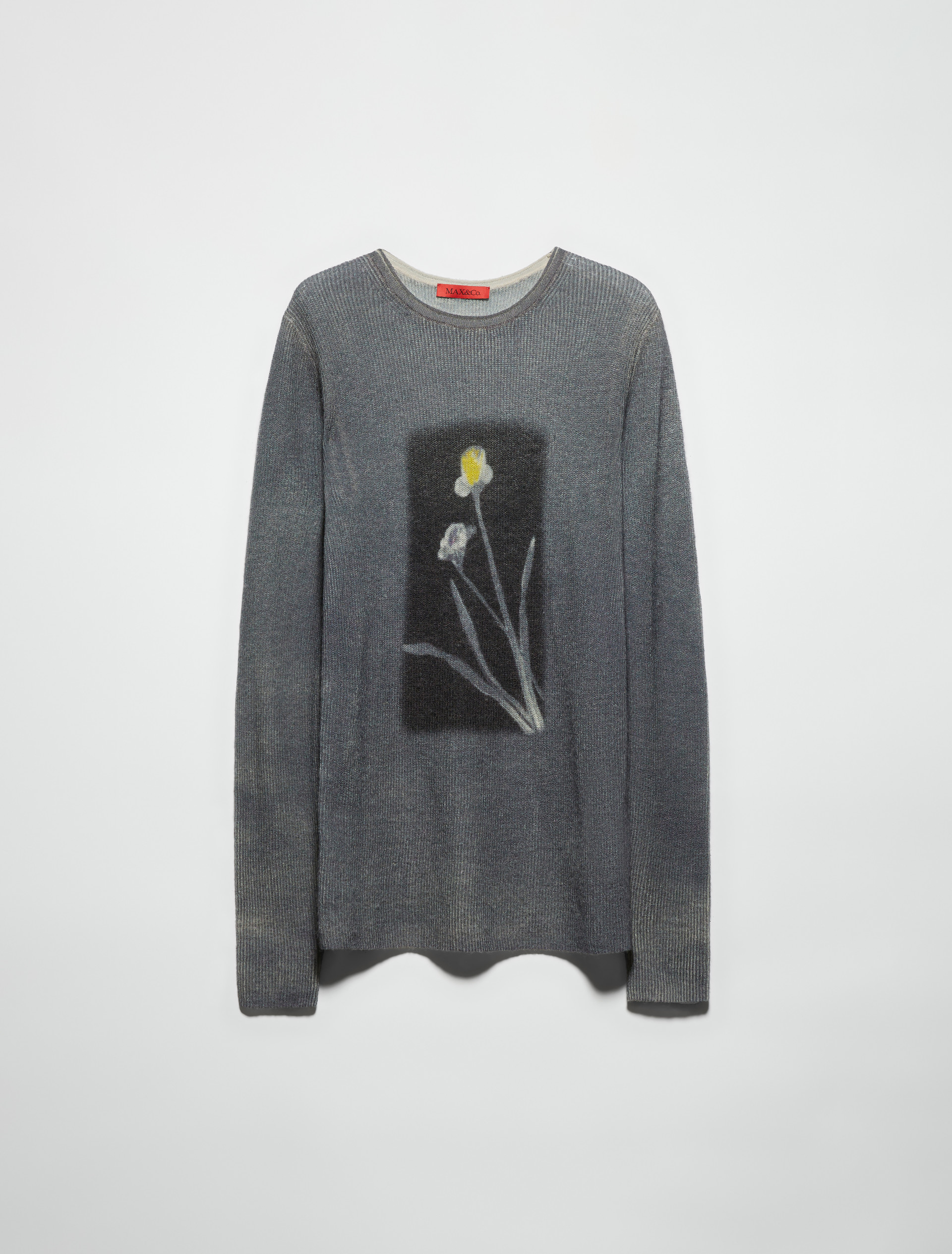 Jersey estampado de lana y alpaca, gris | MAX&Co. Jersey estampado de lana y alpaca - GRIS - MAX&Co. - 5