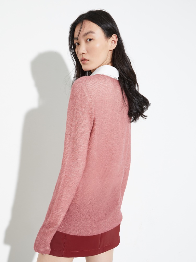 Bedruckter Pullover aus Wolle und Alpaka - MAX&Co. - 2