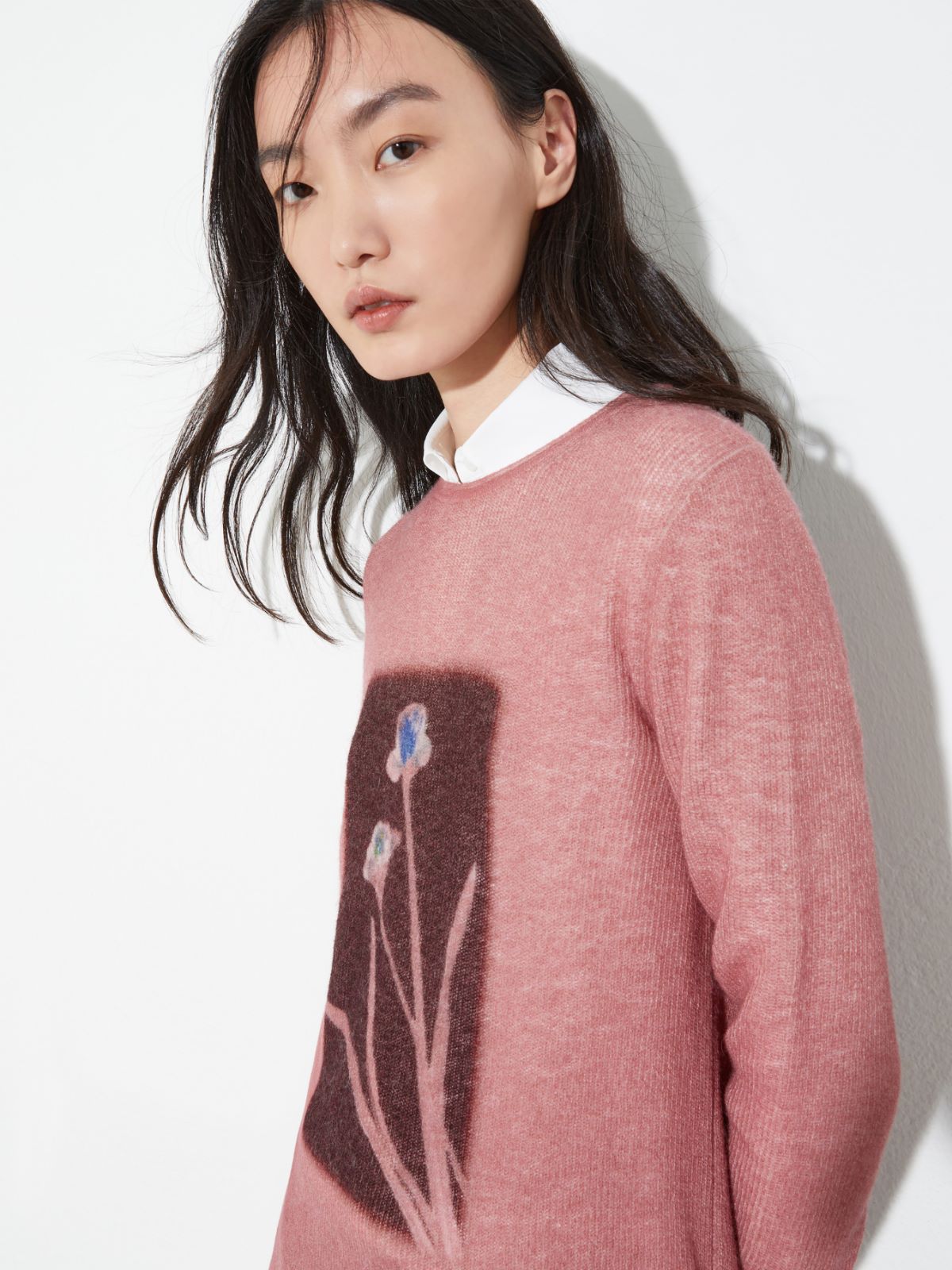 Jersey estampado de lana y alpaca - MALVA - MAX&Co. - 3