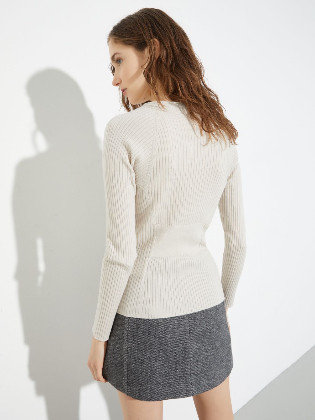 Slim-fit wool jumper - ICE - MAX&Co. - 2