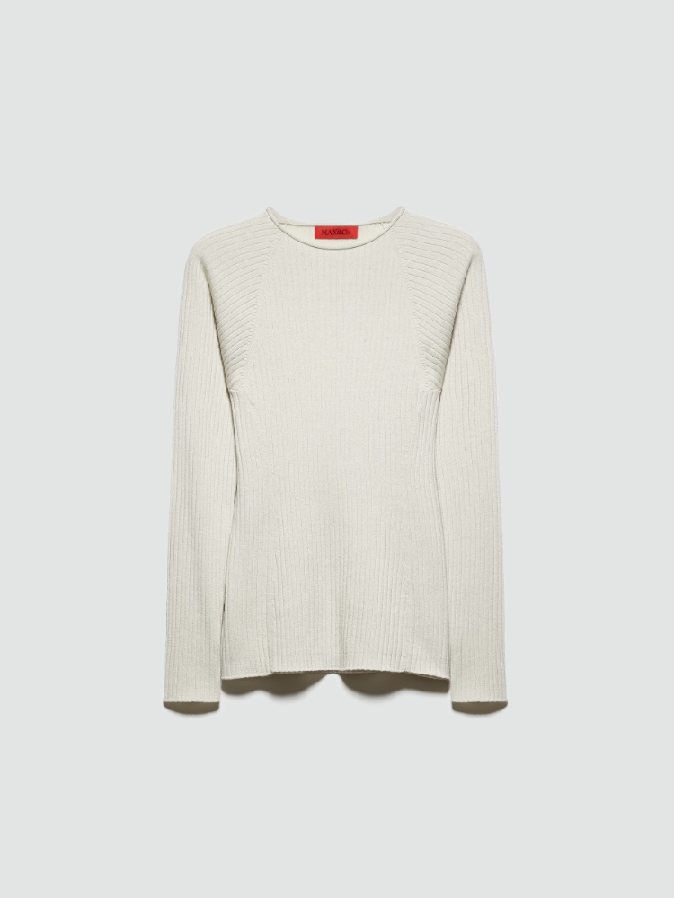 Slim-fit wool jumper - ICE - MAX&Co.