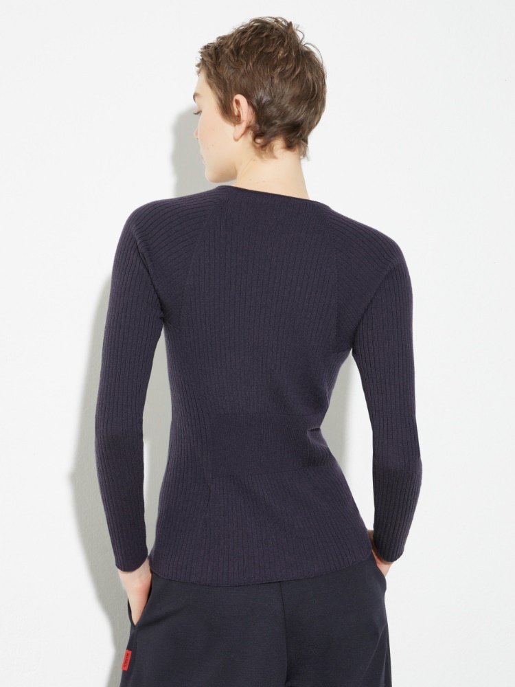 Slim Fit Pullover aus reiner Wolle - MAX&Co. - 2