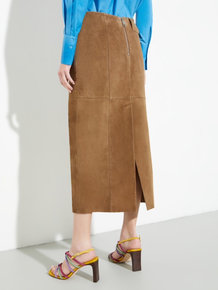 Suede column skirt - MAX&Co. - 2