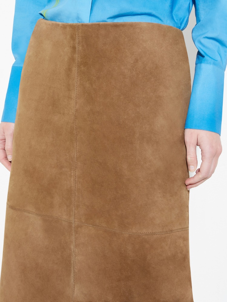 Suede column skirt - MAX&Co. - 3