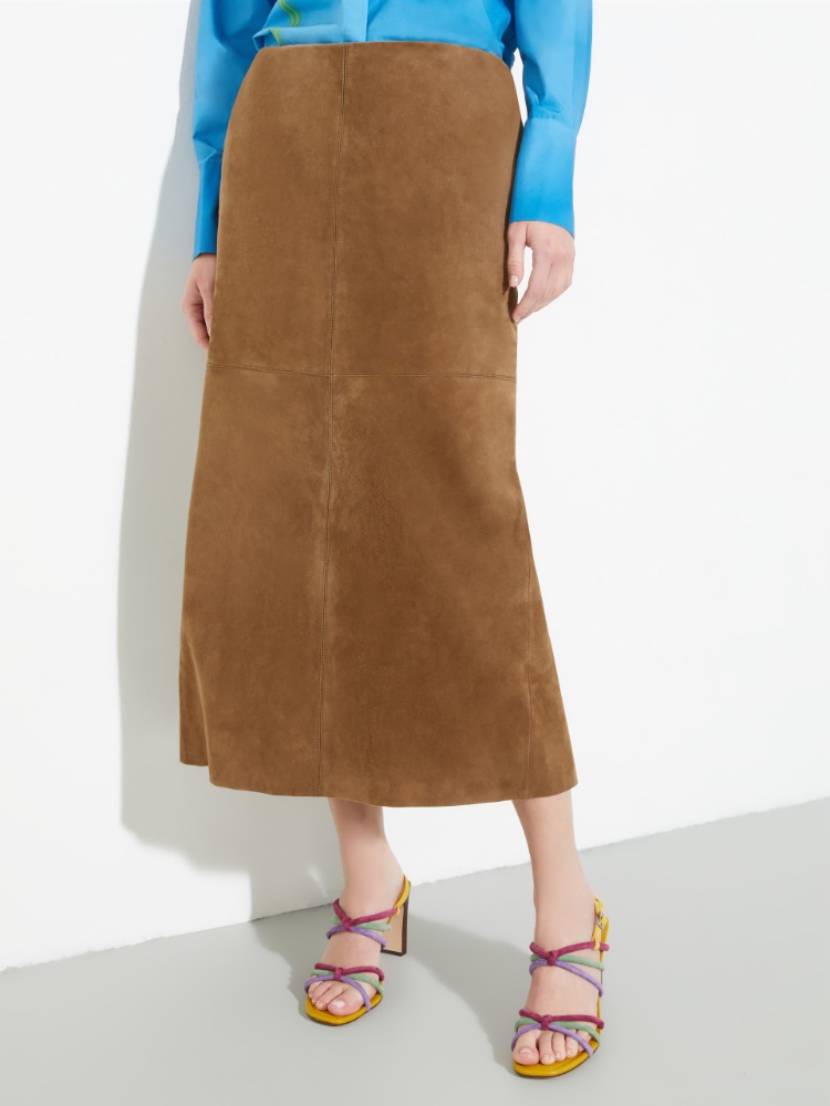 Suede column skirt - MAX&Co.
