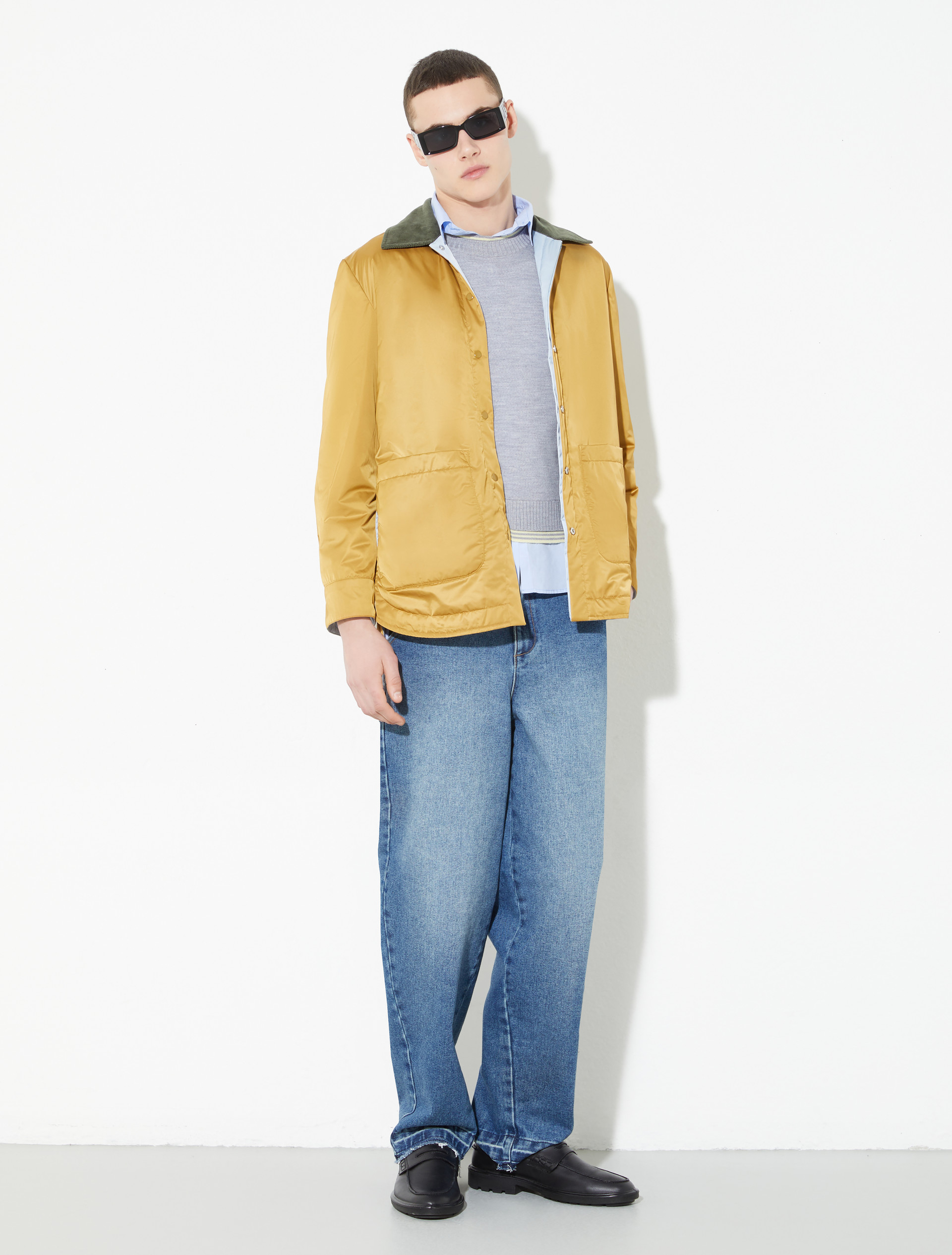 Reversible padded shacket, sky-blue | MAX&Co. Reversible padded shacket - SKY-BLUE - MAX&Co. - 6