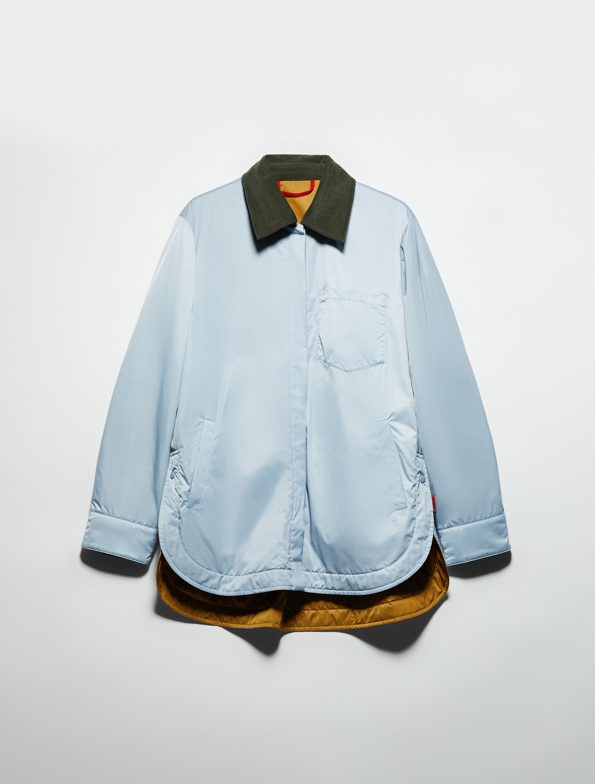 Reversible padded shacket, sky-blue | MAX&Co. Reversible padded shacket - SKY-BLUE - MAX&Co. - 5