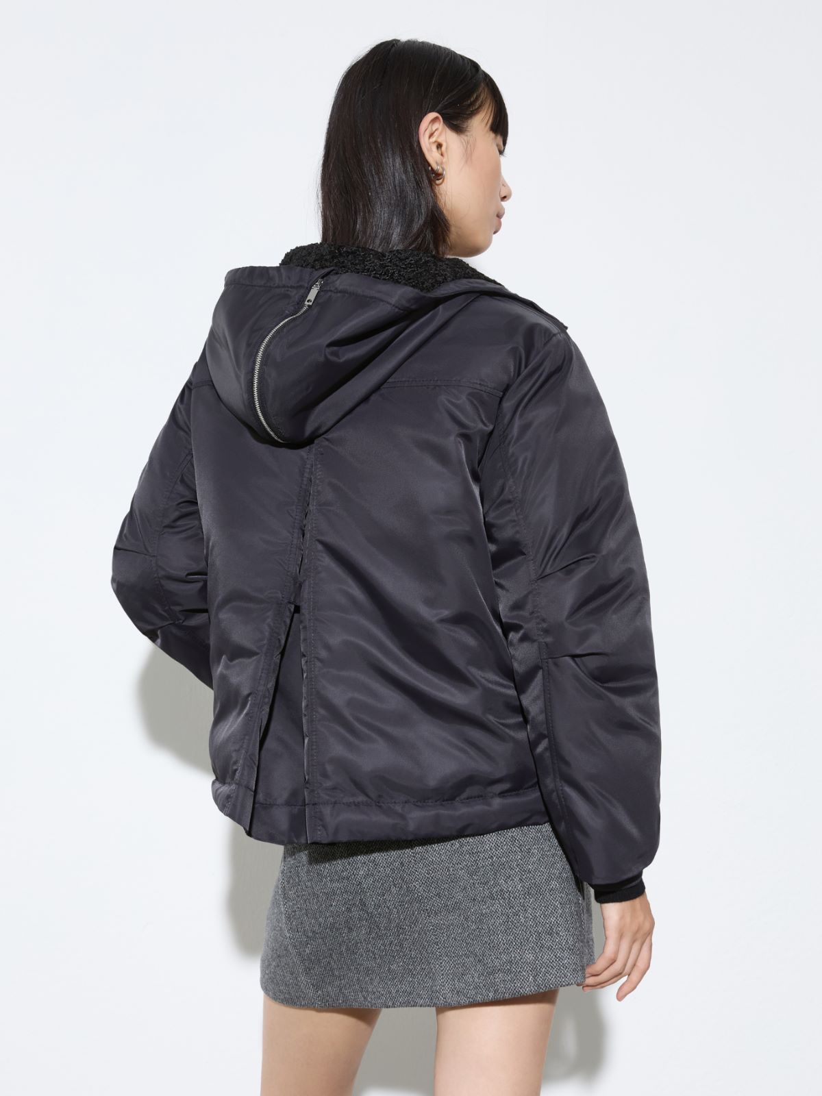 Hooded padded jacket - BLACK - MAX&Co. - 2