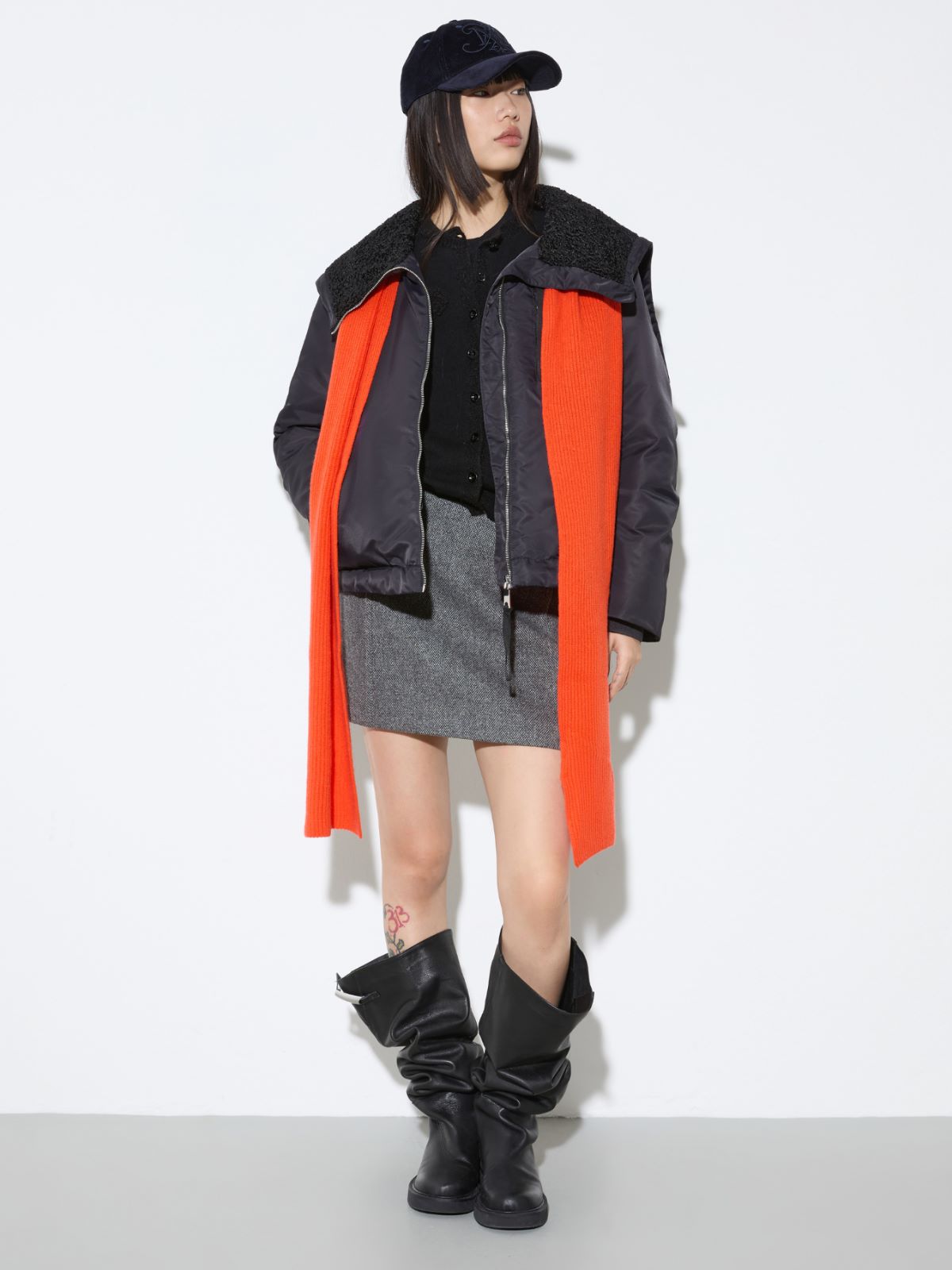Hooded padded jacket - BLACK - MAX&Co. - 4