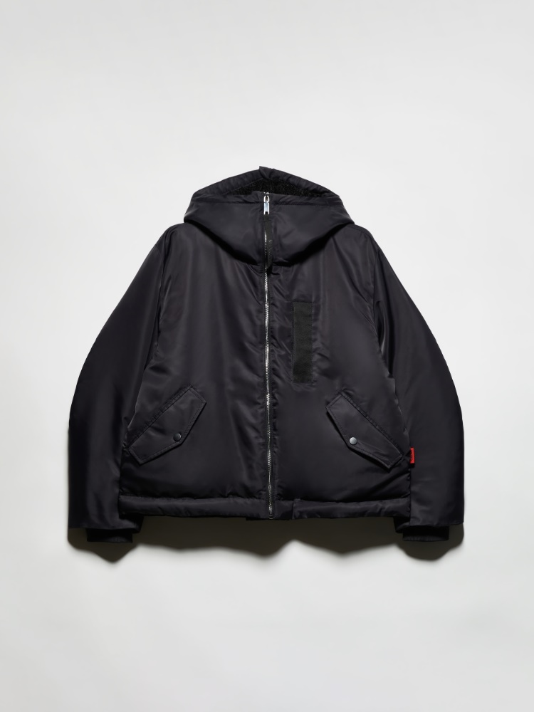 Hooded padded jacket - BLACK - MAX&Co.