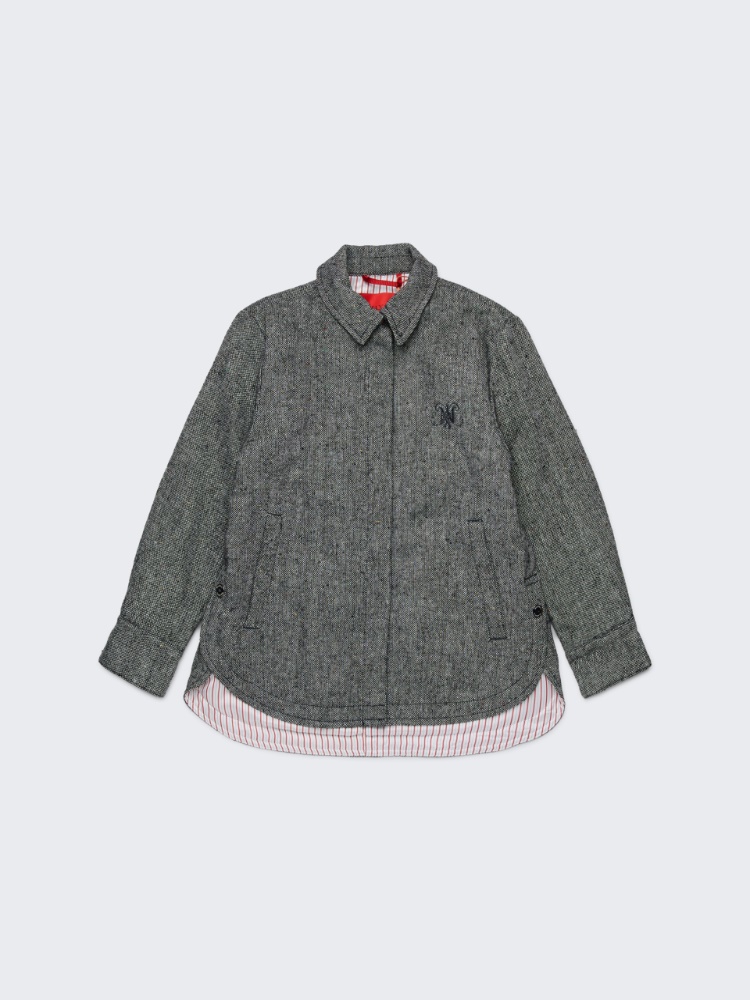 Tweed-Hemdjacke KID - SCHWARZ - MAX&Co.